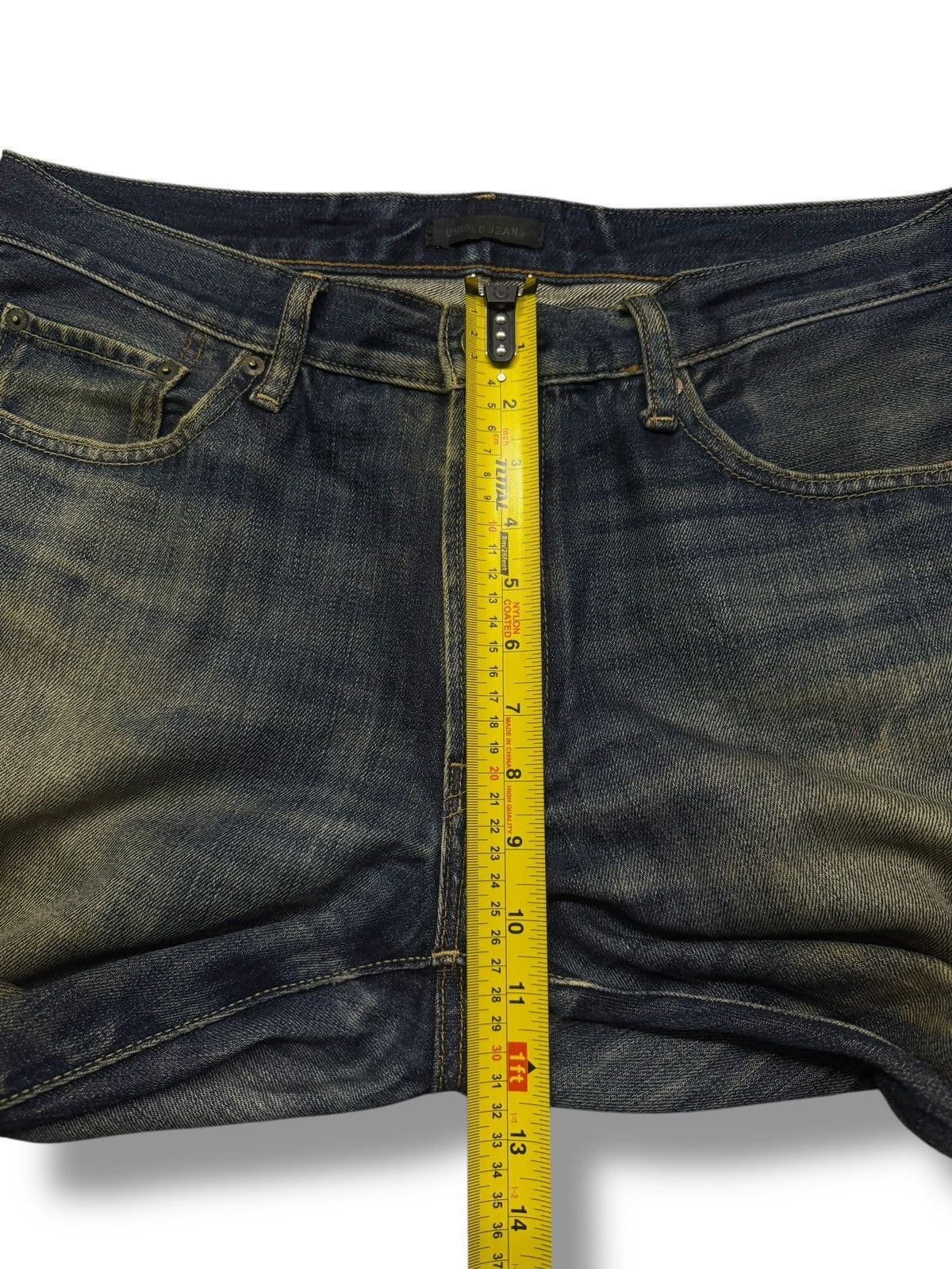 Uniqlo Vintage Uniqlo Japanese Denim Jeans | Vintage Faded Mud Wash Size US 35 - 12 Thumbnail