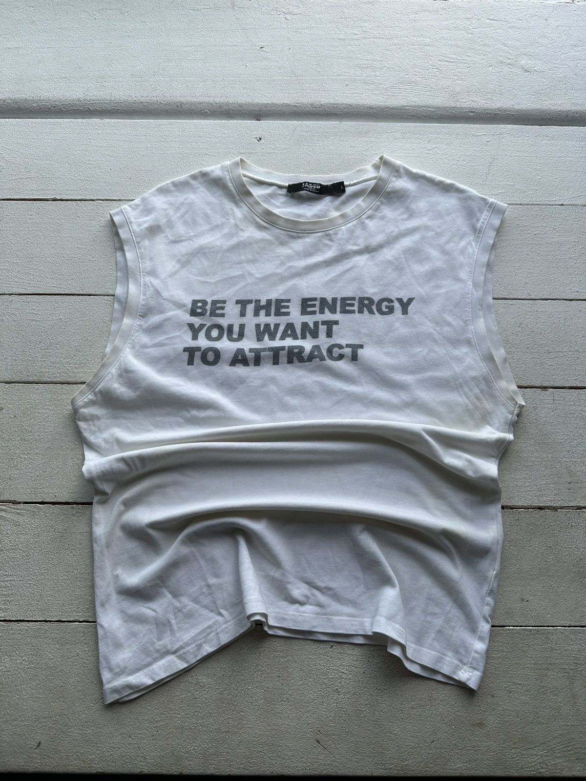 Jaded London 🚨 JADED LONDON Y2K BIG LOGO WHITE TANK TOP MEN SKATE SK8 Size US L / EU 52-54 / 3 - 1 Thumbnail