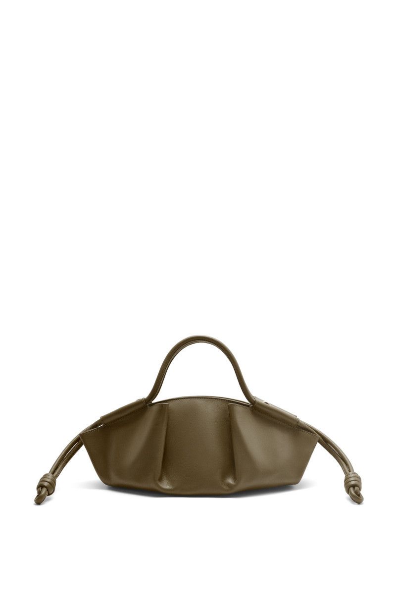 Loewe o1in1g0426 Size: OS/ Small Paseo Bag in Dark Khaki Green Size ONE SIZE - 5 Thumbnail