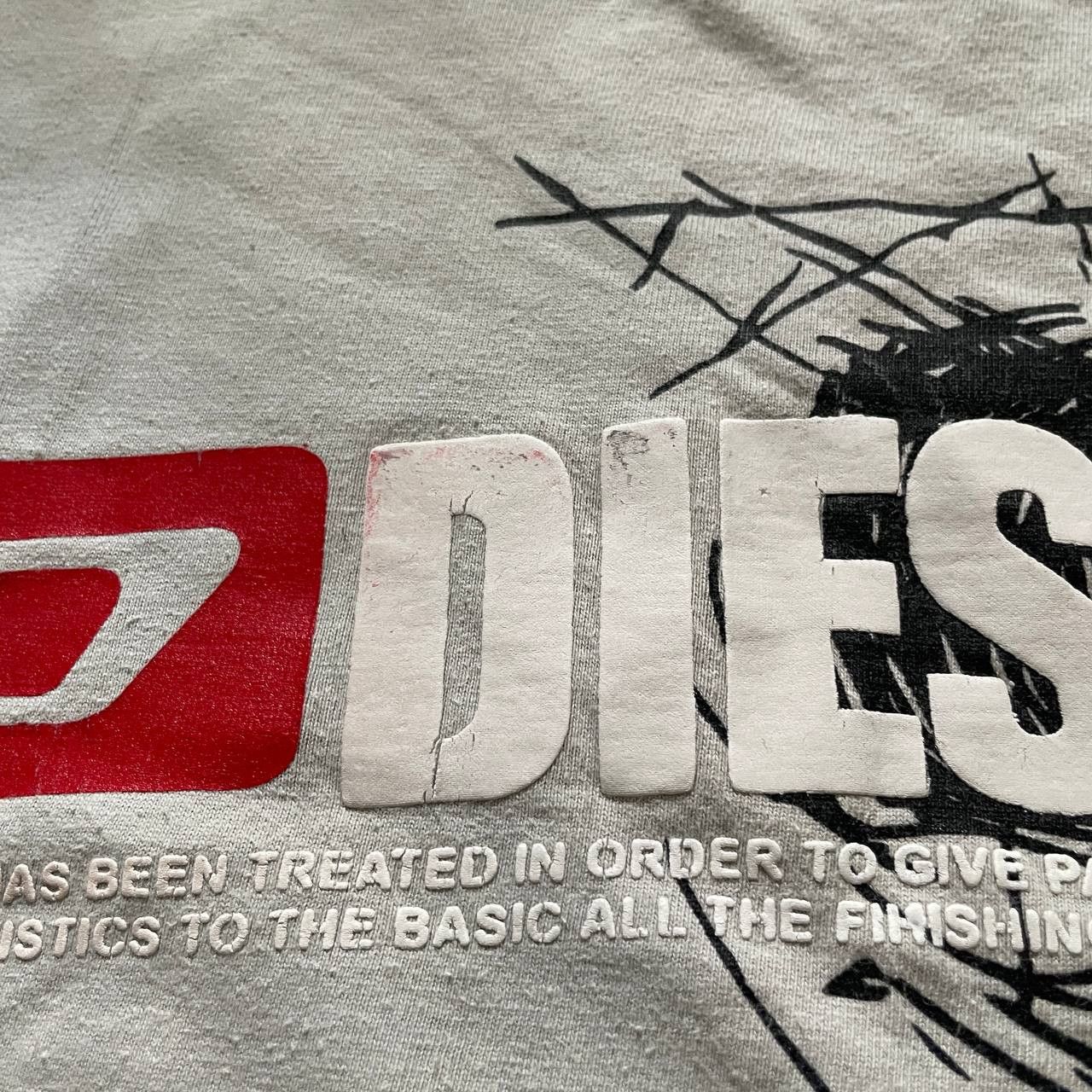 Diesel VINTAGE Y2K DIESEL JAPANESE AMAZING RARE T SHIRT 94 Size US XL / EU 56 / 4 - 3 Thumbnail