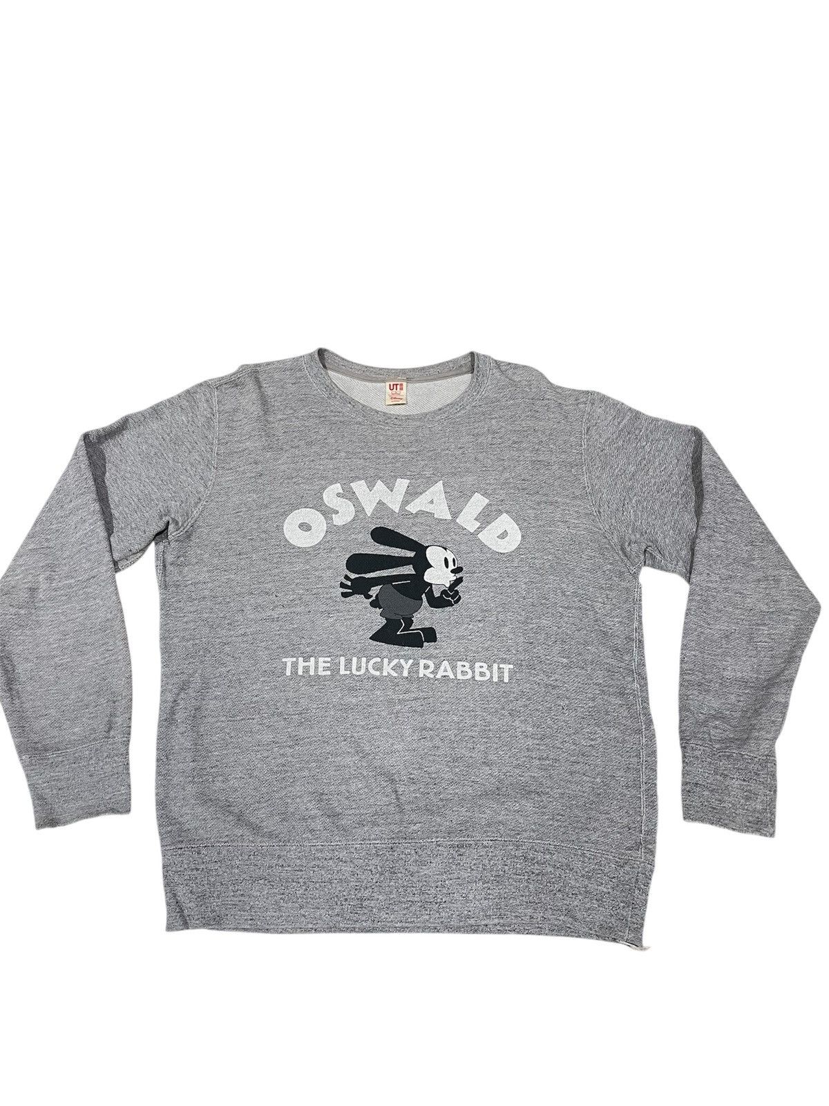 Disney × Uniqlo Sweatshirt OSWALD The Lucky Rabbit Size L / US 10 / IT 46 - 1 Thumbnail