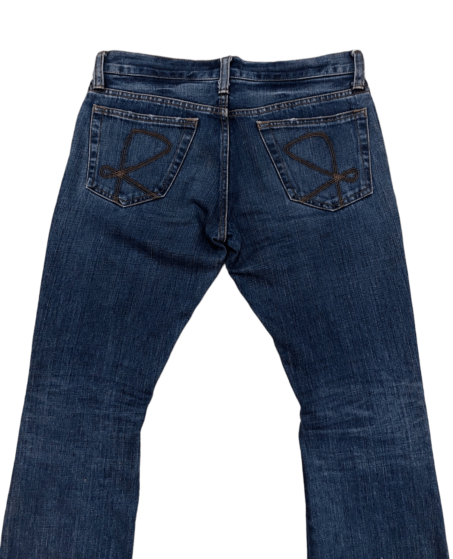 Japanese Brand Flare Jeans Rico Japan Low Rise Boot Cut Zipped Size US 30 / EU 46 - 10 Thumbnail