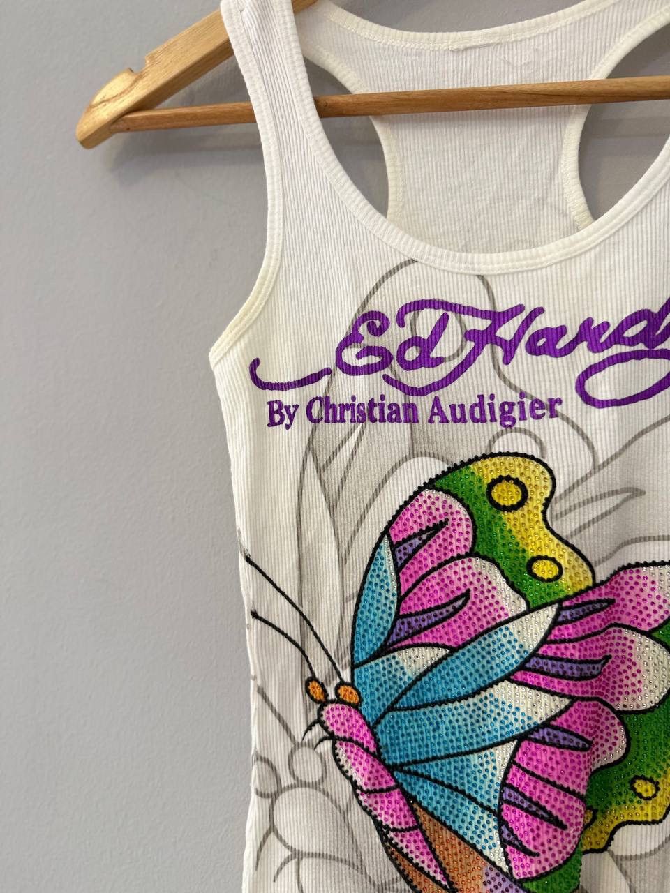 Ed Hardy Ed Hardy Tank Top Blouse Drip Avant Garde Size L / US 10 / IT 46 - 3 Thumbnail