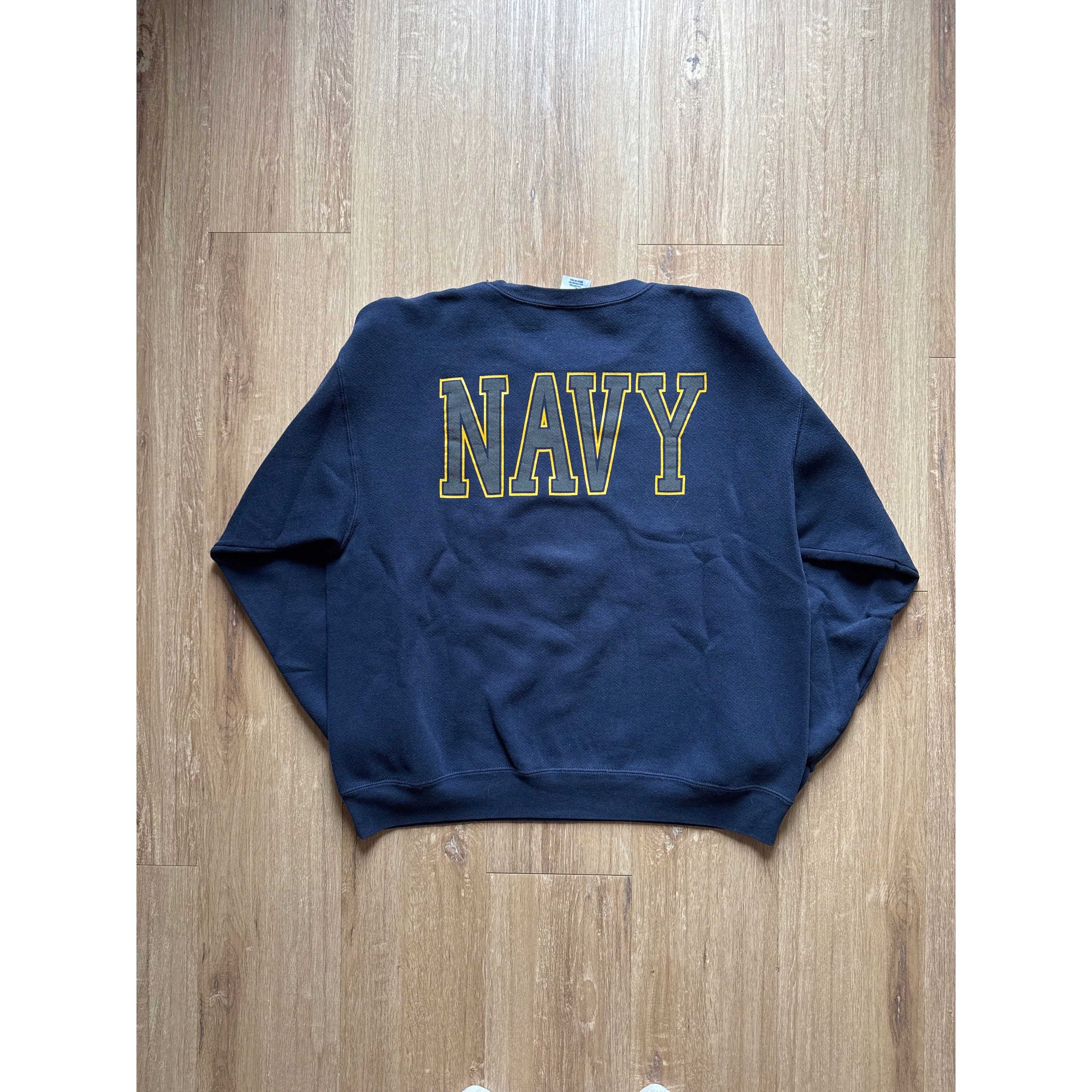 Other Vintage United States Navy Sweatshirt Size US L / EU 52-54 / 3 - 3 Thumbnail