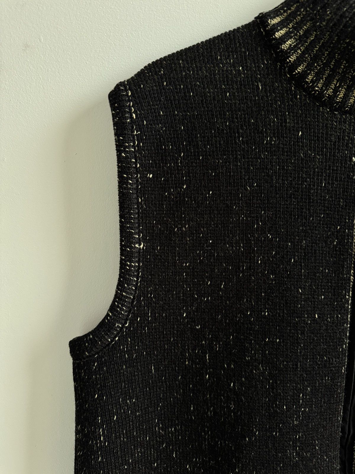 GR10K GR10K Aramidic Aimless Knit Vest Zip Up Black/yellow Size US M / EU 48-50 / 2 - 5 Thumbnail