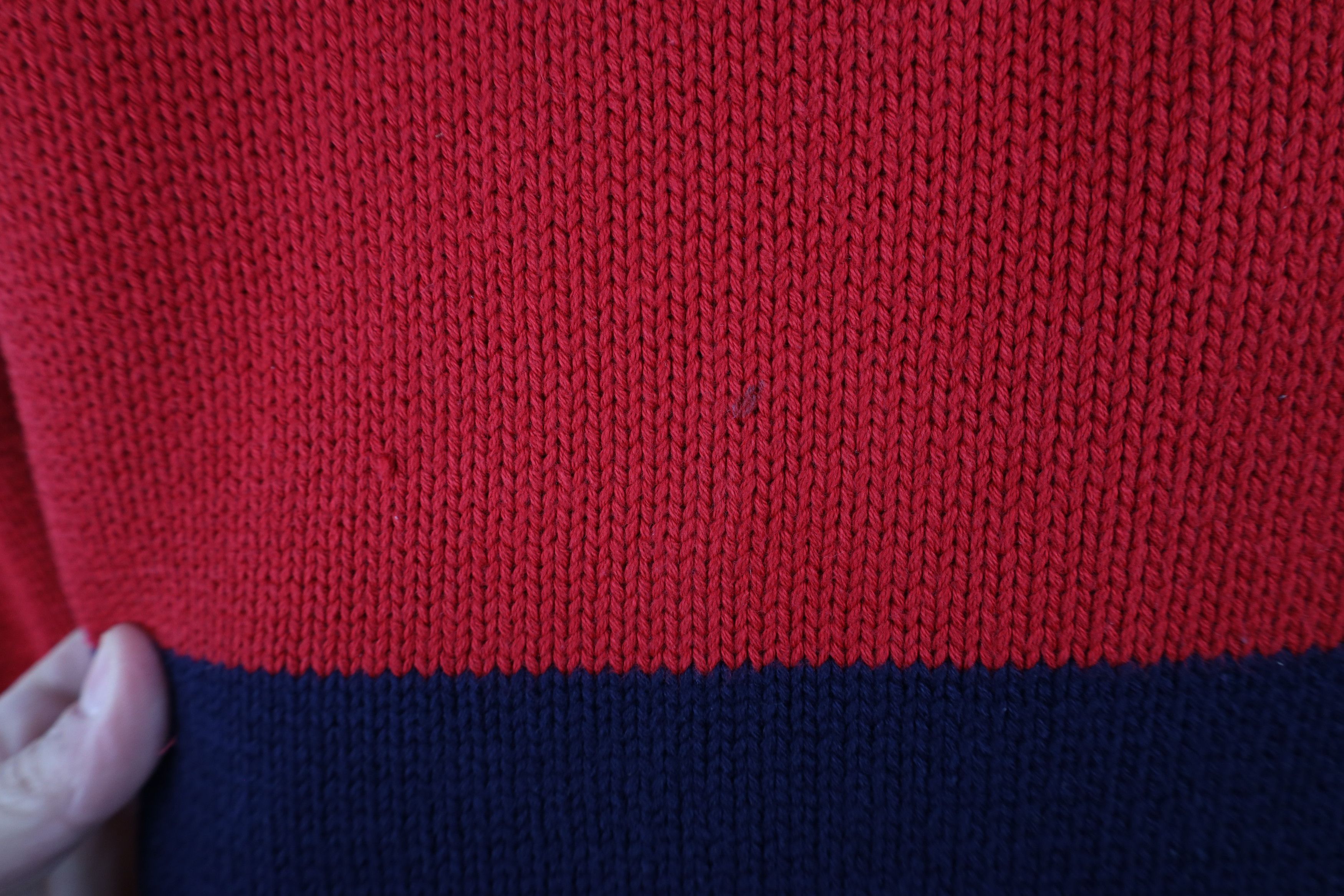 American Eagle Outfitters × Vintage Vintage 90s American Eagle Outfitters Block Knit Sweater Size US L / EU 52-54 / 3 - 4 Thumbnail