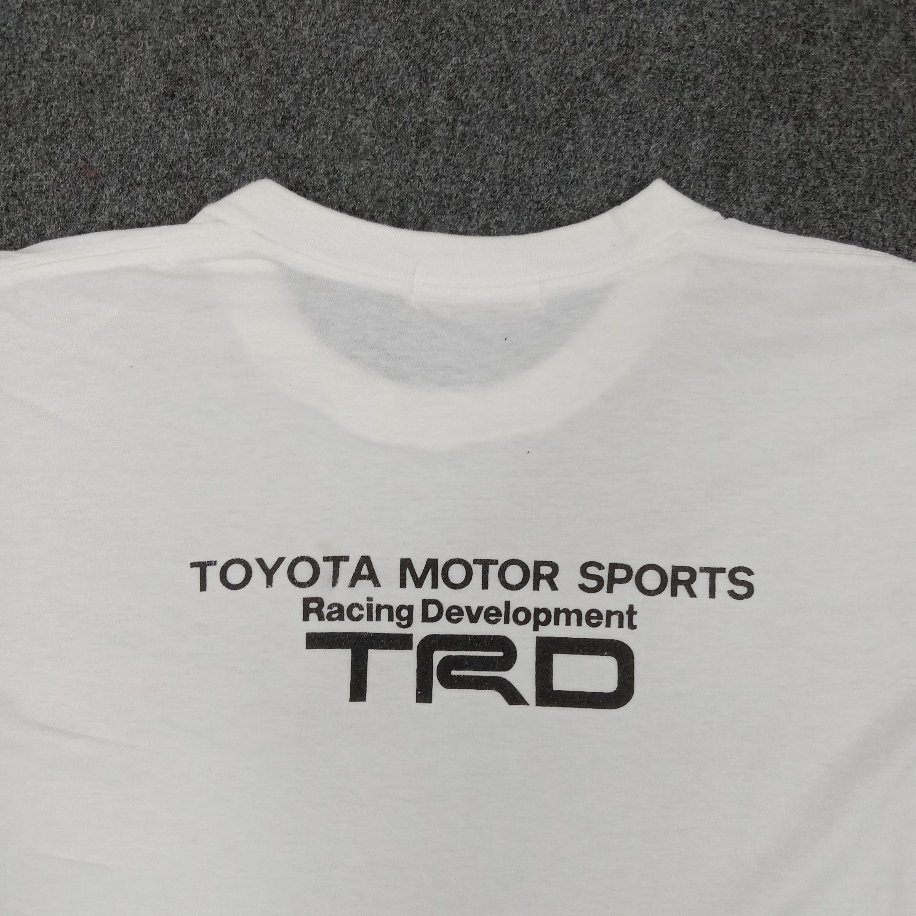 Japanese Brand × Vintage Toyota Racing Development TRD Team Japanese Tshirt Size US M / EU 48-50 / 2 - 2 Thumbnail