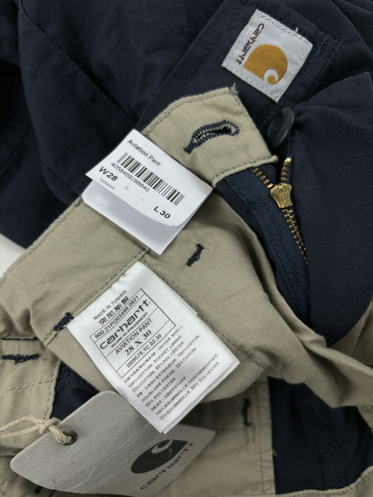 Carhartt × Carhartt Wip NEW WIP AVIATION Cargo Pocket Military Trousers Ripstop Pants 28x30 Size US 30 / EU 46 - 14 Thumbnail