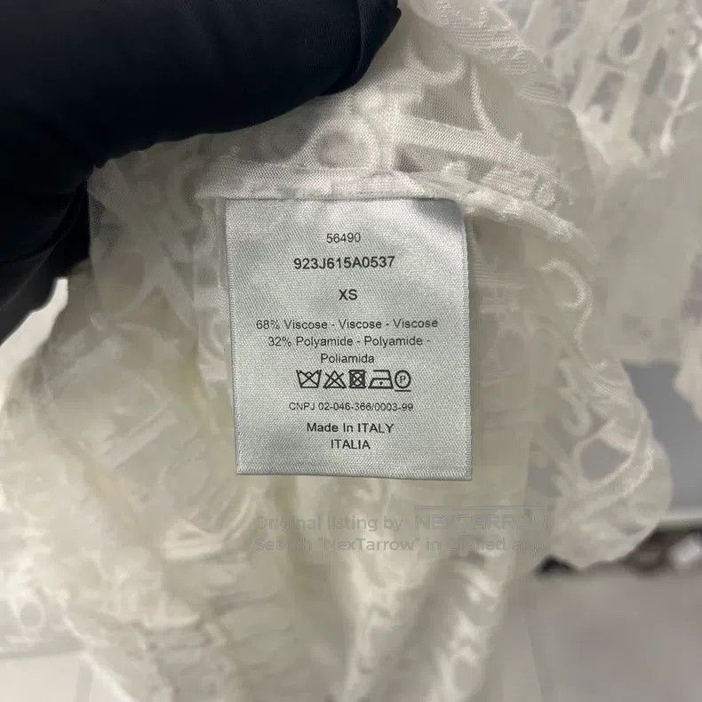 Dior Dior White hollow transparent short sleeves Size US XS / EU 42 / 0 - 5 Thumbnail
