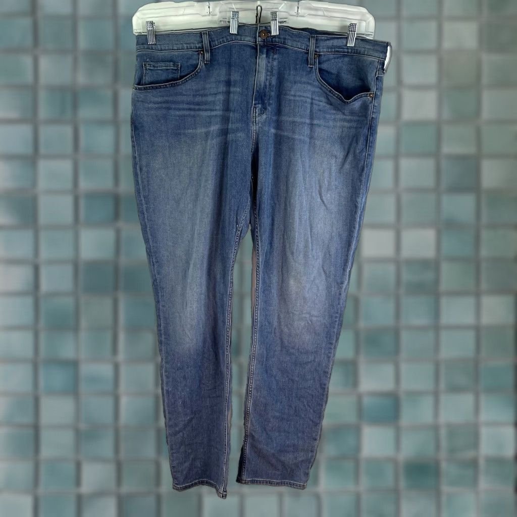VINTAGE Paige Men's Jeans Straight Leg Slim Fit Size 44 Blue Cotton Denim 34 Inseam
