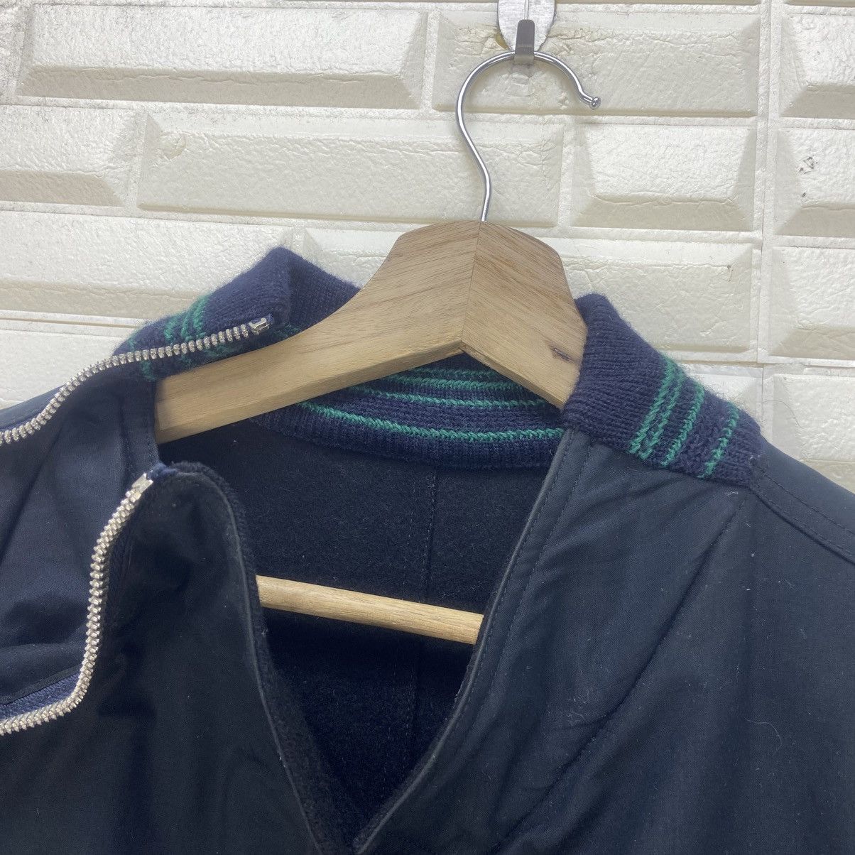 CLOSED × Marithe + Francois Girbaud Vtg Closed Marithe Francois Girbaud Wool Reversible Jacket Size US L / EU 52-54 / 3 - 8 Thumbnail