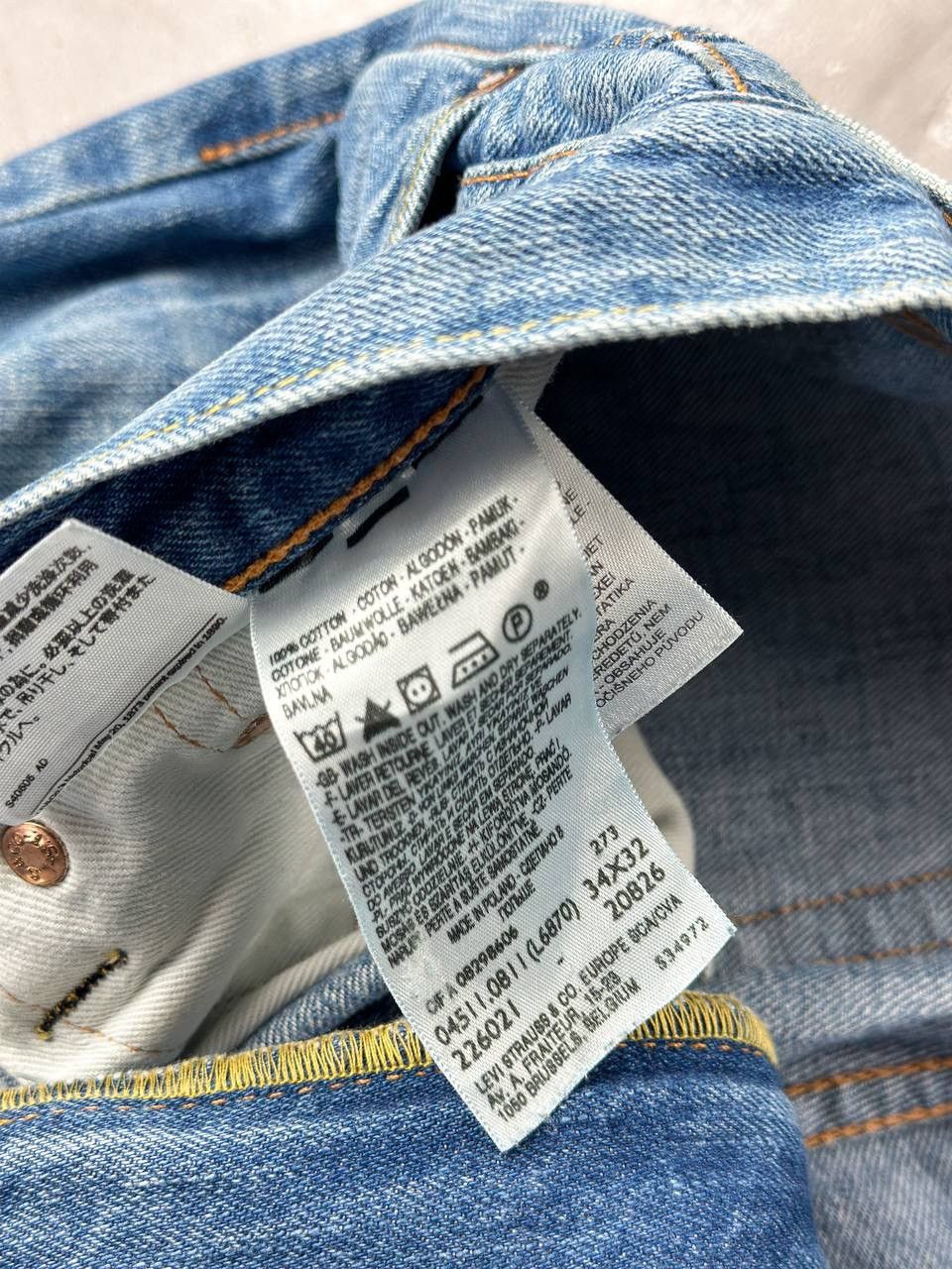 Levi's Levis jeans denim Size US 34 / EU 50 - 9 Thumbnail