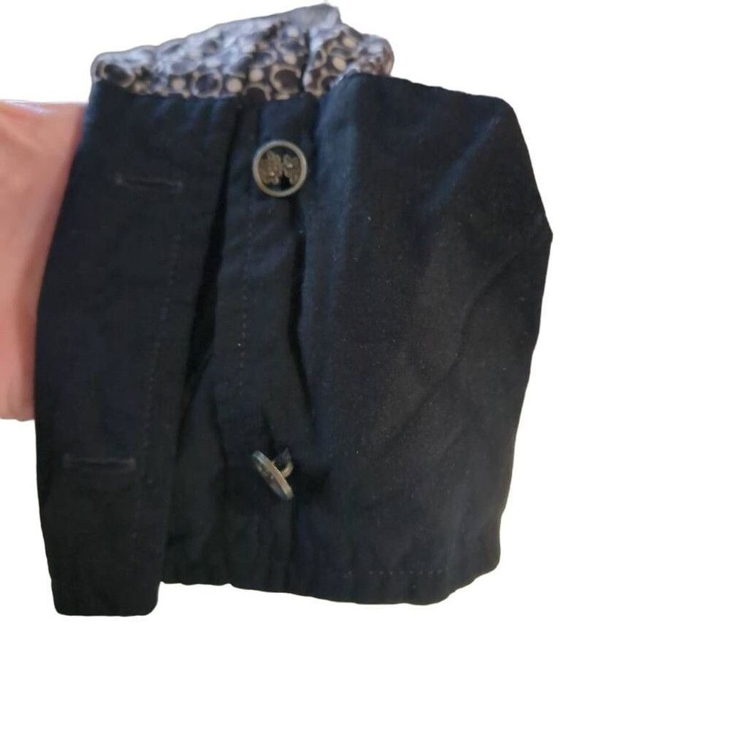 Other April Cornell Women's L Button Down Dress Shirt Black Gray Size L / US 10 / IT 46 - 4 Thumbnail