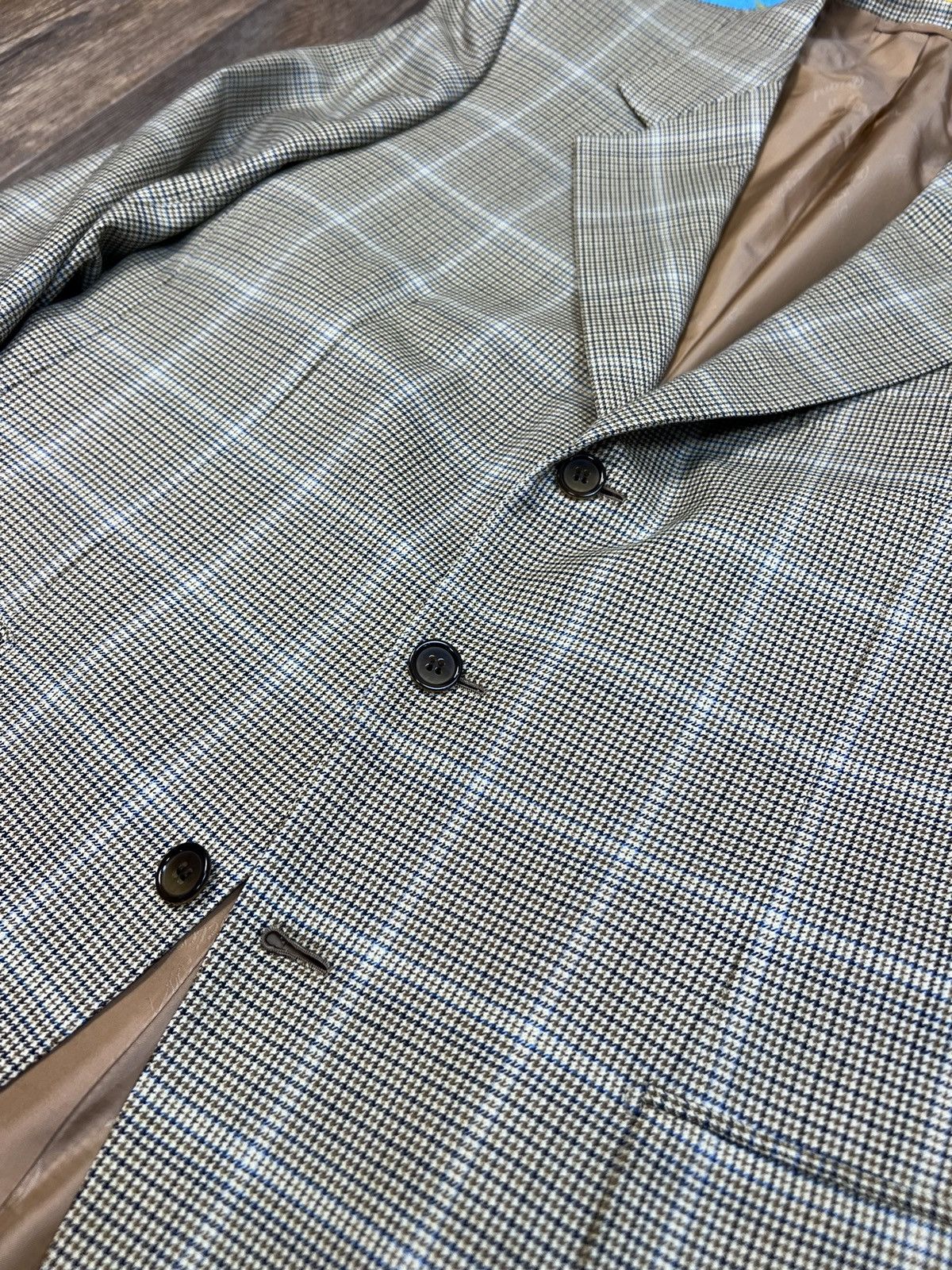 Brioni Brioni Parigi Wool Grey Checked Blazer Jacket size 50 Size 50S - 7 Thumbnail