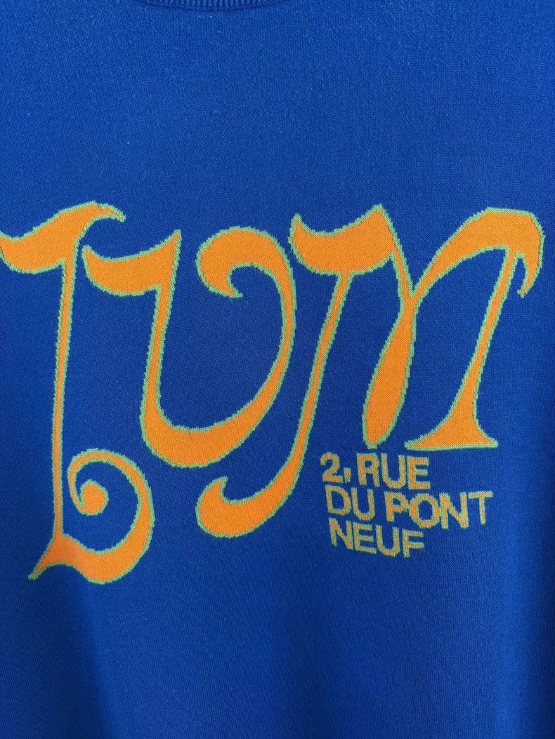 Louis Vuitton LOUIS VUITTON Blue note knit short sleeves 2504-Nextarrow Size US S / EU 44-46 / 1 - 3 Thumbnail