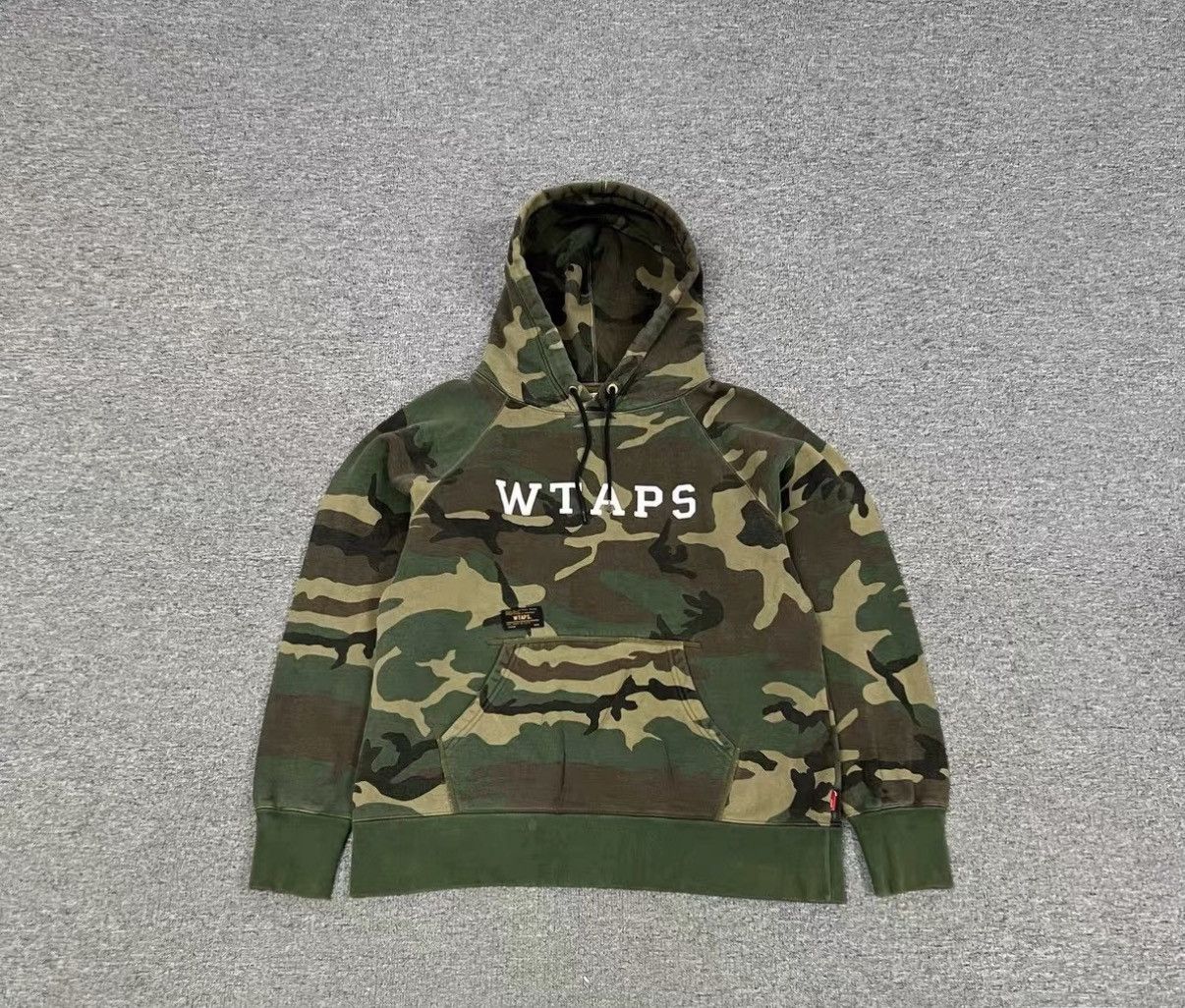 Wtaps WTAPS Camouflage Hoodie with Logo Print J16 Size US M / EU 48-50 / 2 - 1 Thumbnail