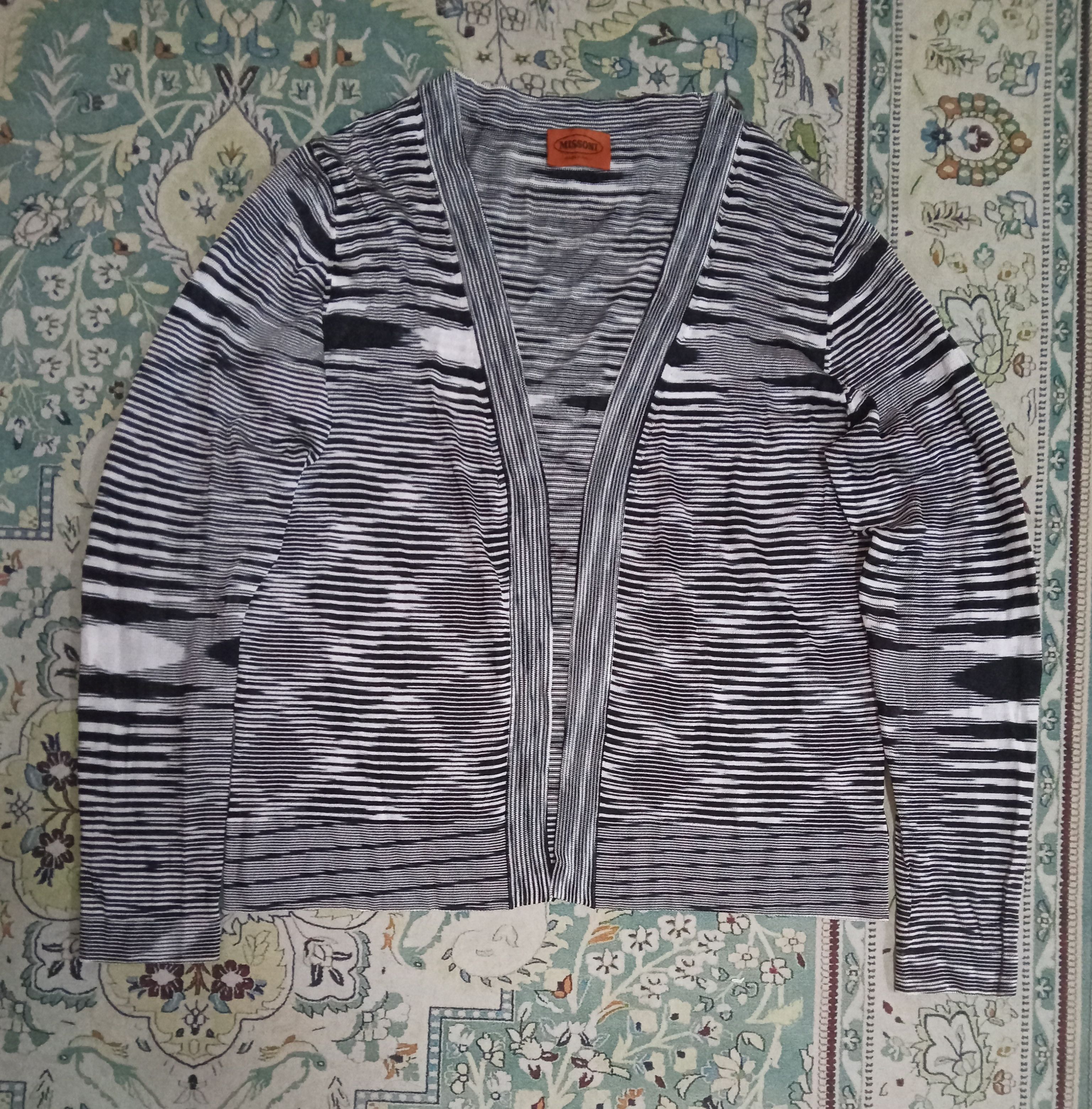 Missoni Missoni Rayon Cardigan Size L / US 10 / IT 46 - 1 Thumbnail