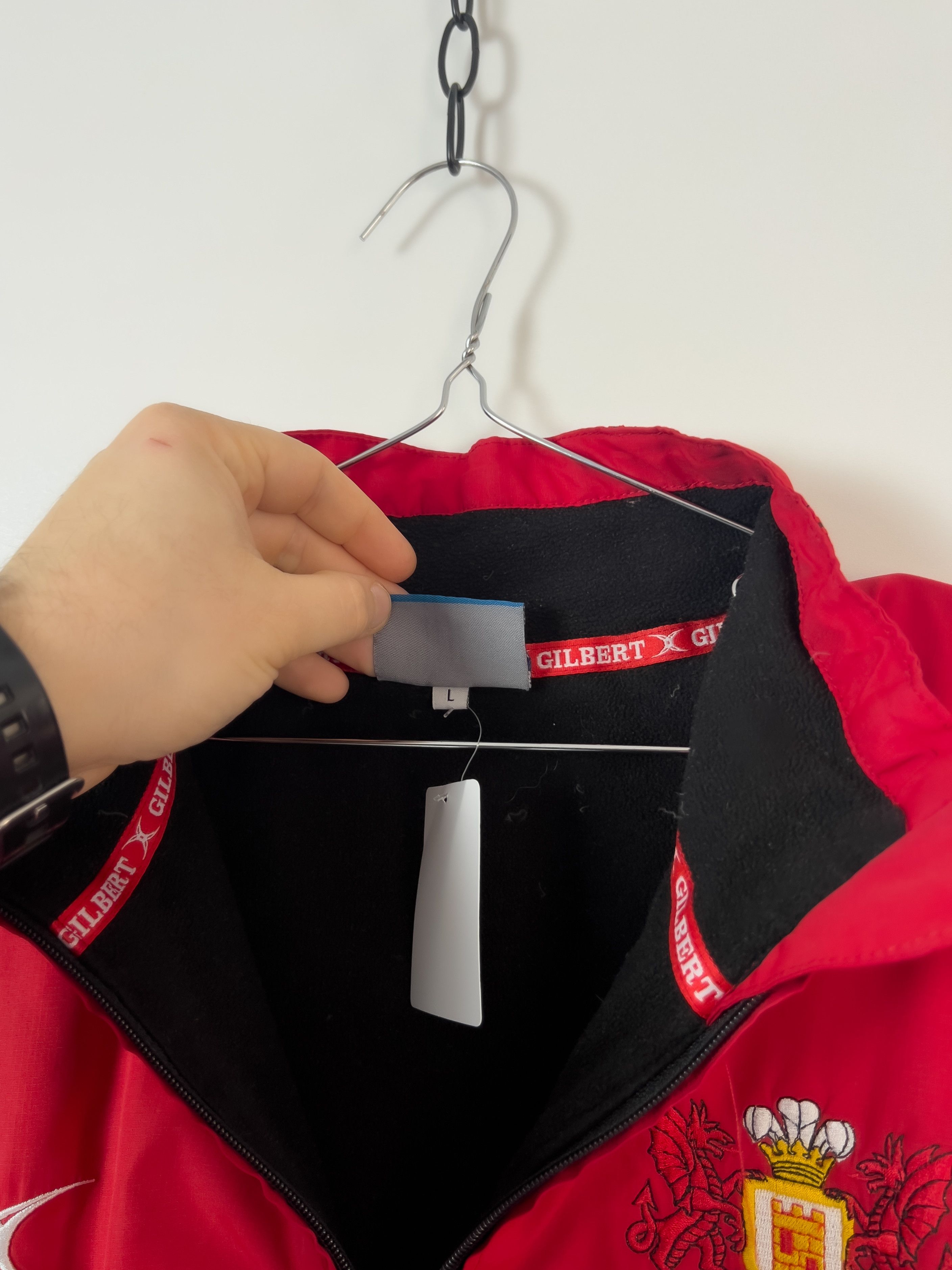 Other Gilbert x Wrexham RFC 1/4 Zip Training Jacket (2010-2011) Size US L / EU 52-54 / 3 - 5 Thumbnail