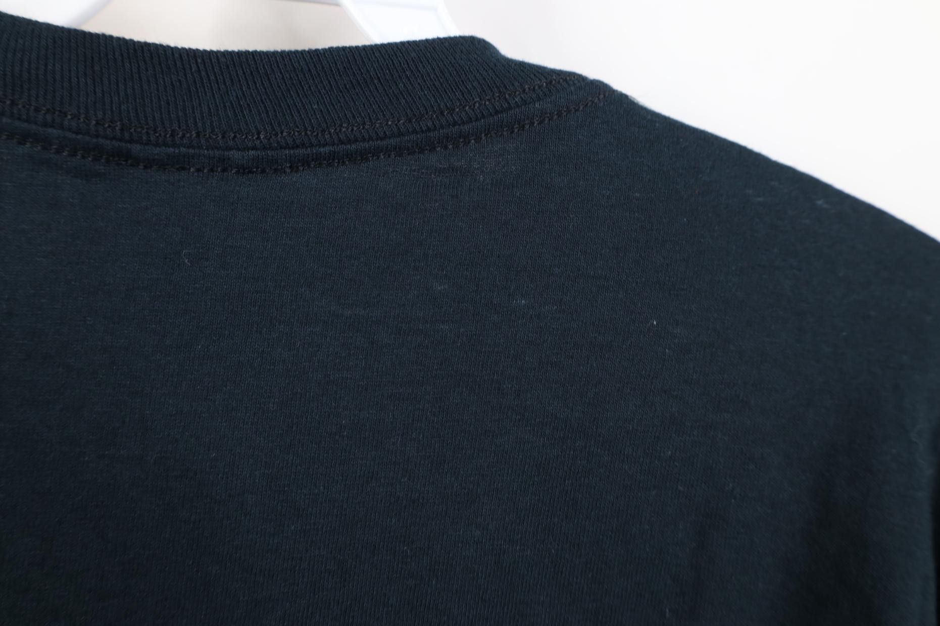 Vintage Vintage 90s Y2K Streetwear Cotton Long Sleeve T-Shirt Black Size US S / EU 44-46 / 1 - 8 Thumbnail