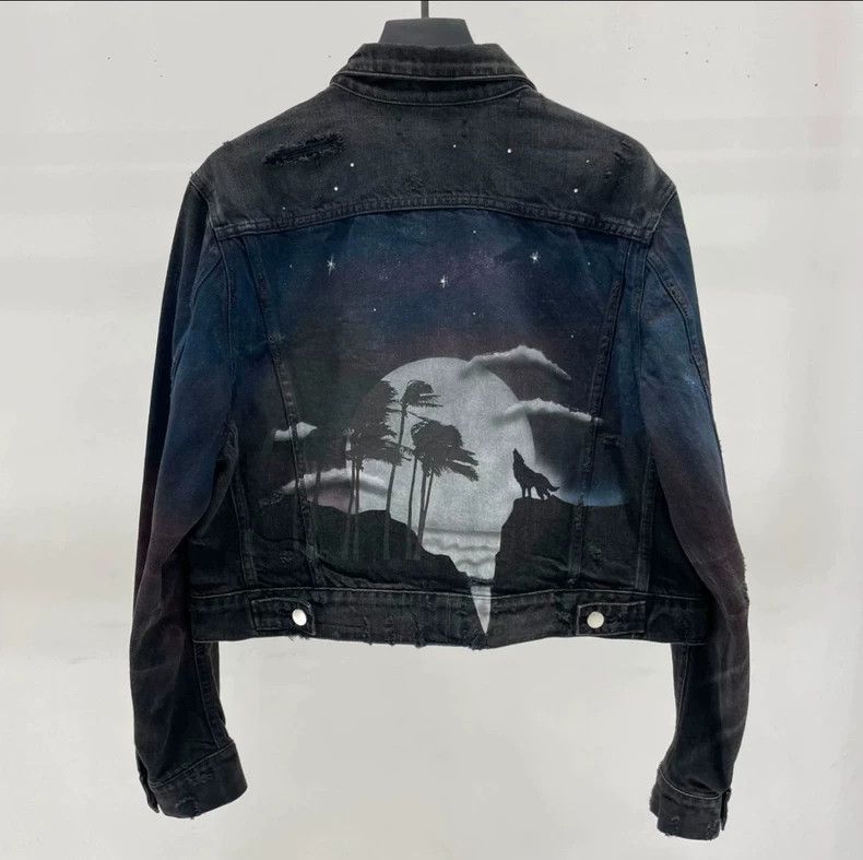 Amiri Amiri Star Wolf Denim Jacket-2506 Size US M / EU 48-50 / 2 - 2 Thumbnail