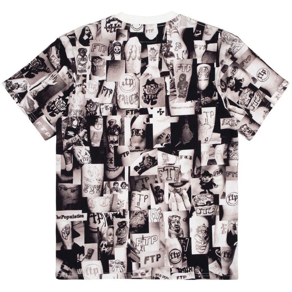 Fuck The Population FTP Tattoo Tee NEW XL Size US XL / EU 56 / 4 - 5 Thumbnail