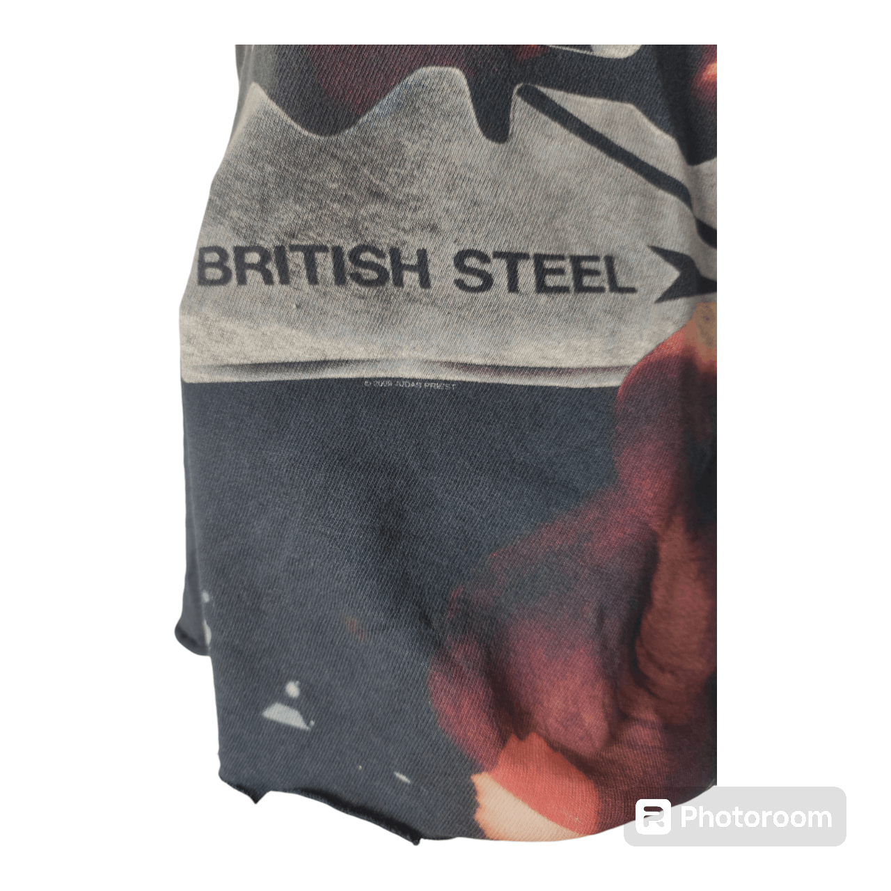 Band Tees × Delta × Judas Priest JUDAS PRIEST 2009 CUSTOM DISTRESSED CROP TOP Size US XL / EU 56 / 4 - 7 Thumbnail