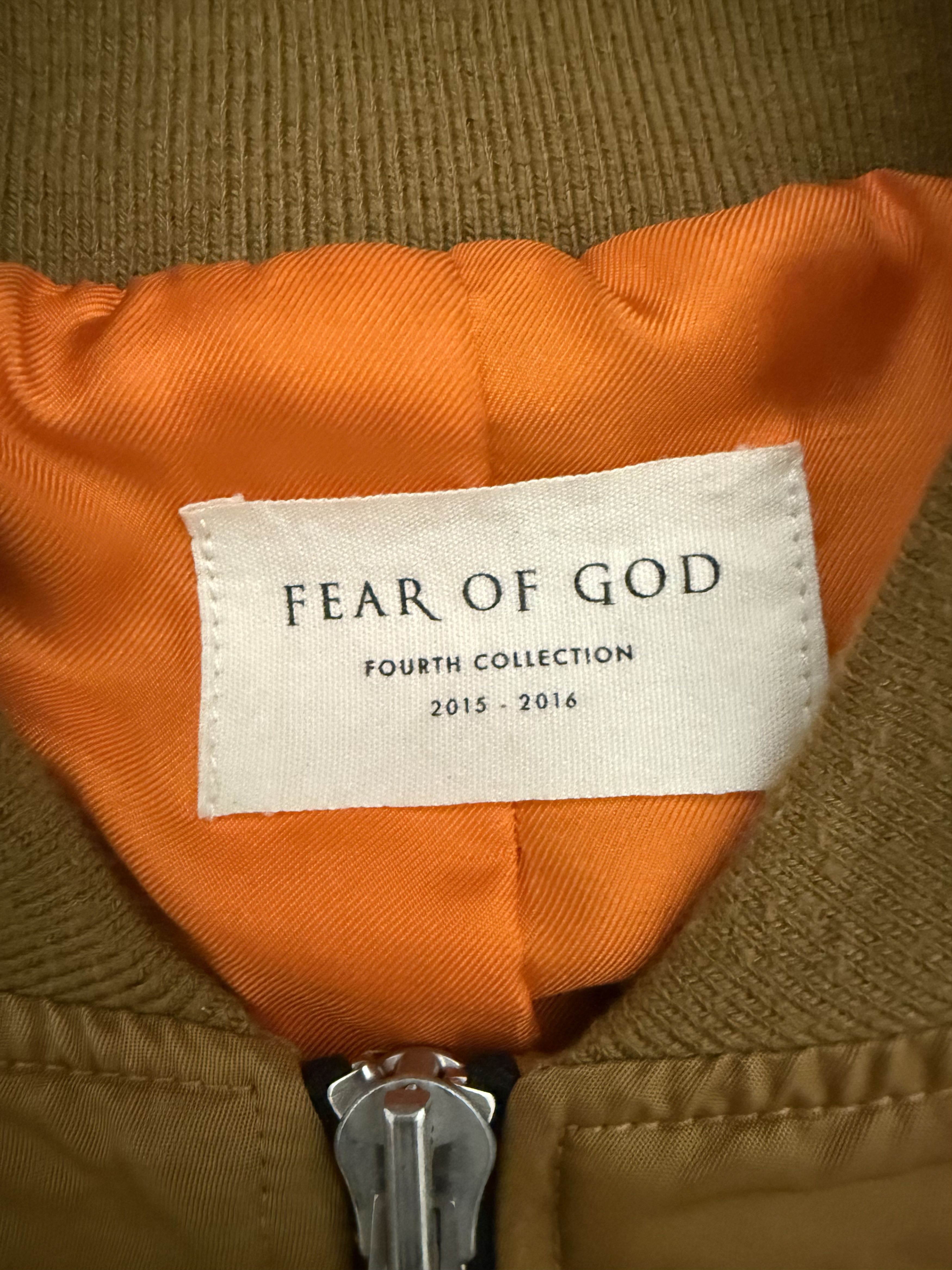 Fear of God Fear of God Mainline Fourth Collection Bomber Jacket Size US S / EU 44-46 / 1 - 3 Thumbnail