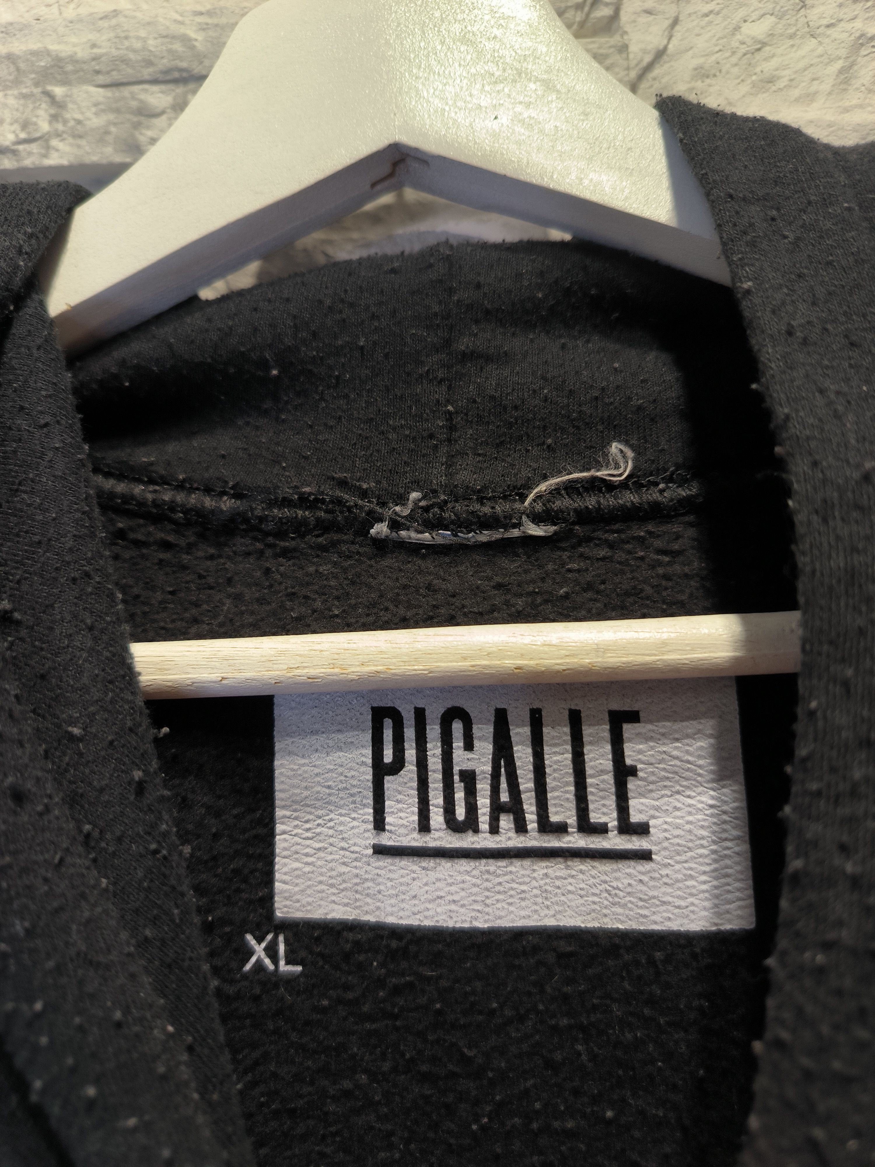 Pigalle Pigalle Black Hoodie Logo Sweatshirt Size US XL / EU 56 / 4 - 4 Thumbnail
