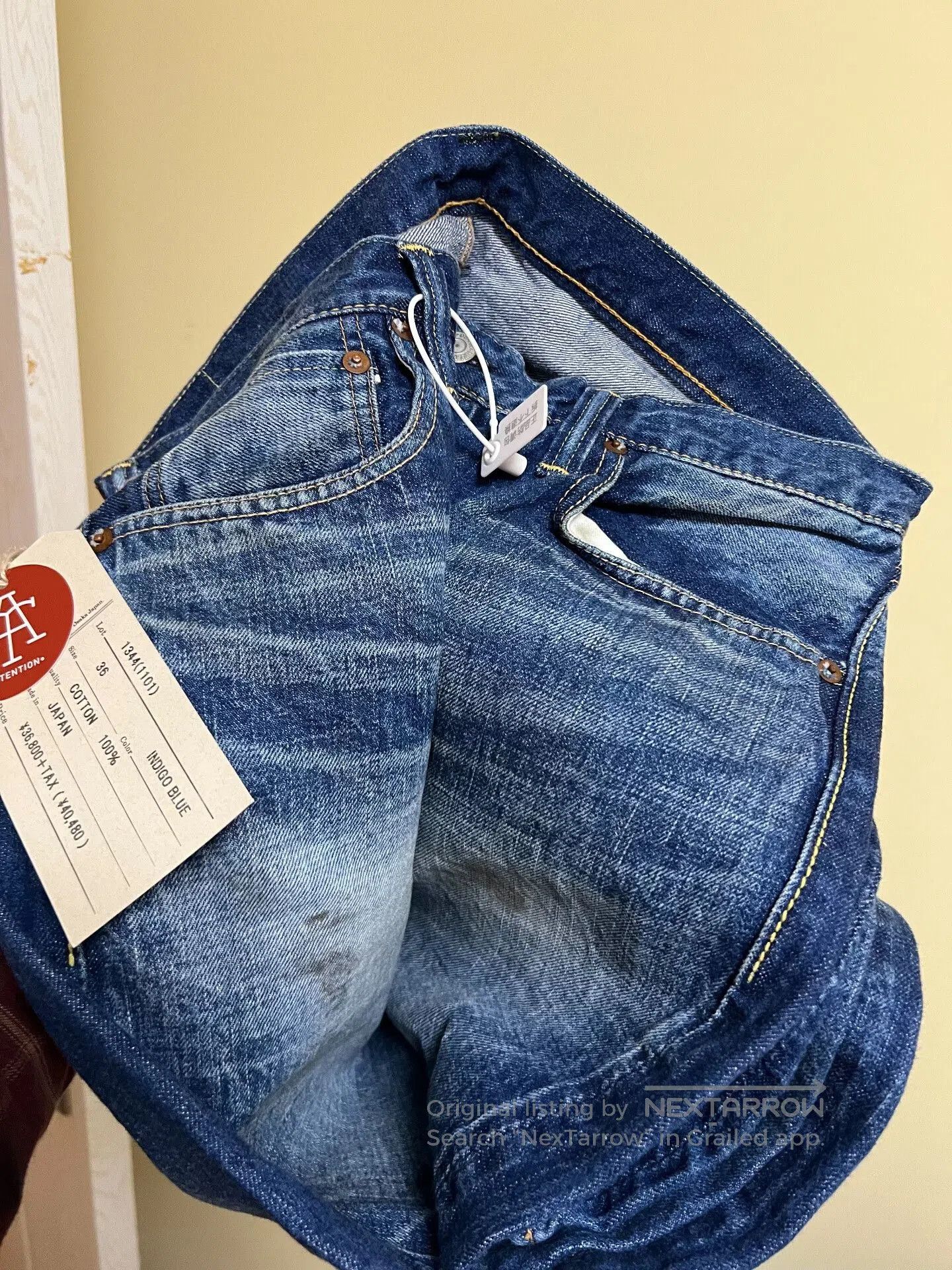 Full Count & Co. Full Count Original Straight Denim Jeans. Size US 32 / EU 48 - 3 Thumbnail