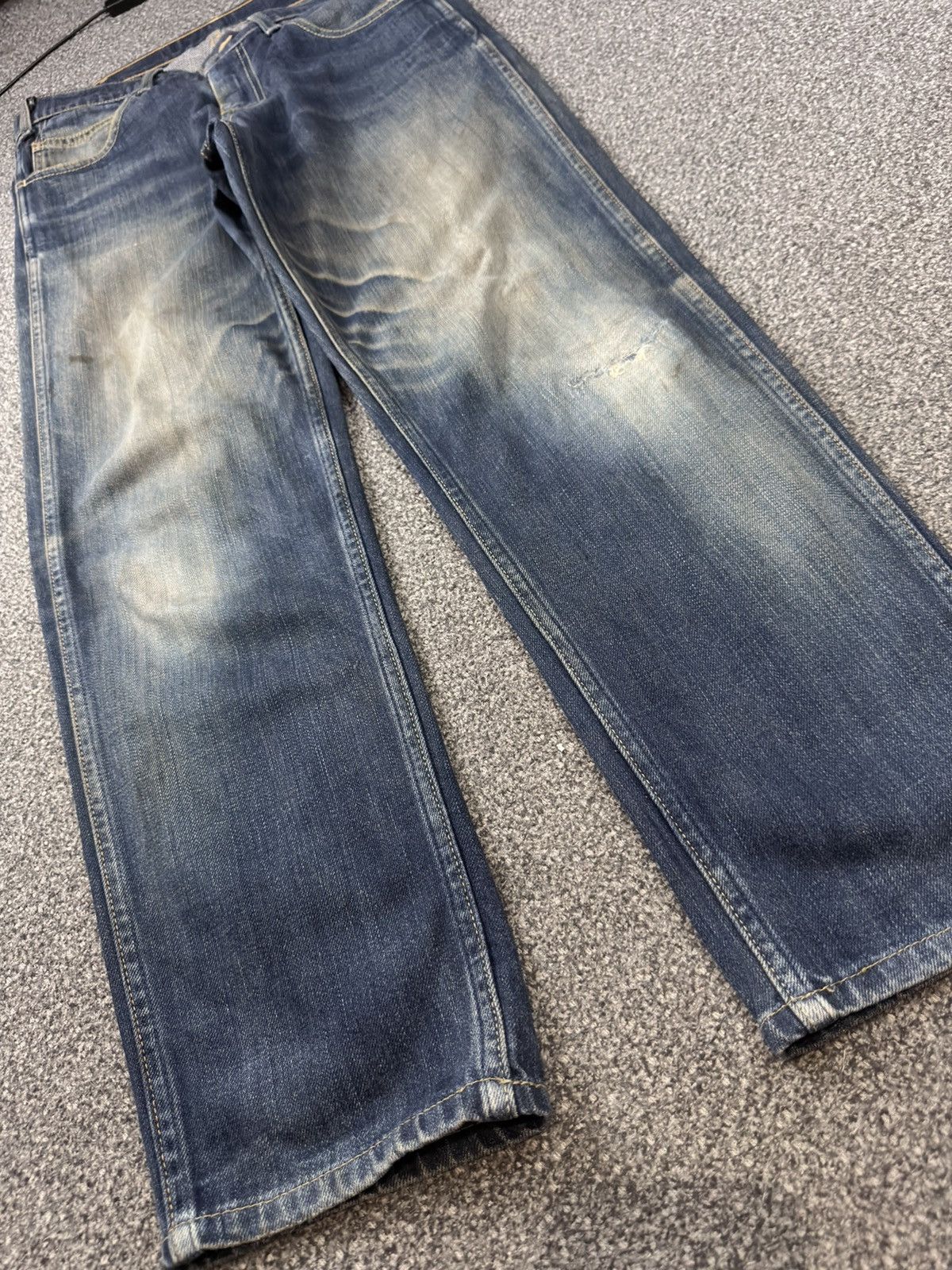 Levi's Vintage Denim Levis 606 Tappered Heavy Faded Distressed Wash Size US 32 / EU 48 - 7 Thumbnail