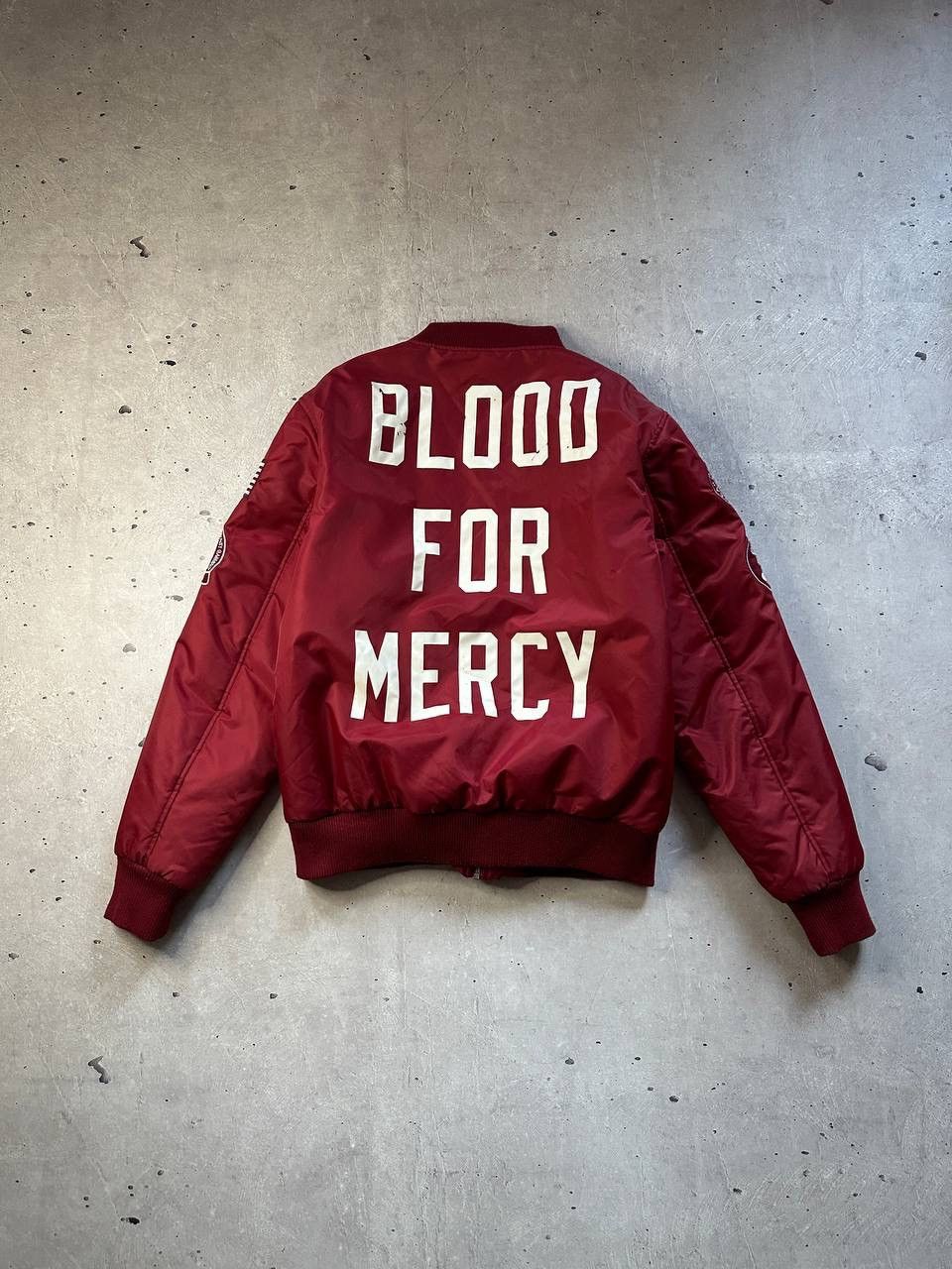 Blood For Mercy Bomber Jacket | Panther Jackets