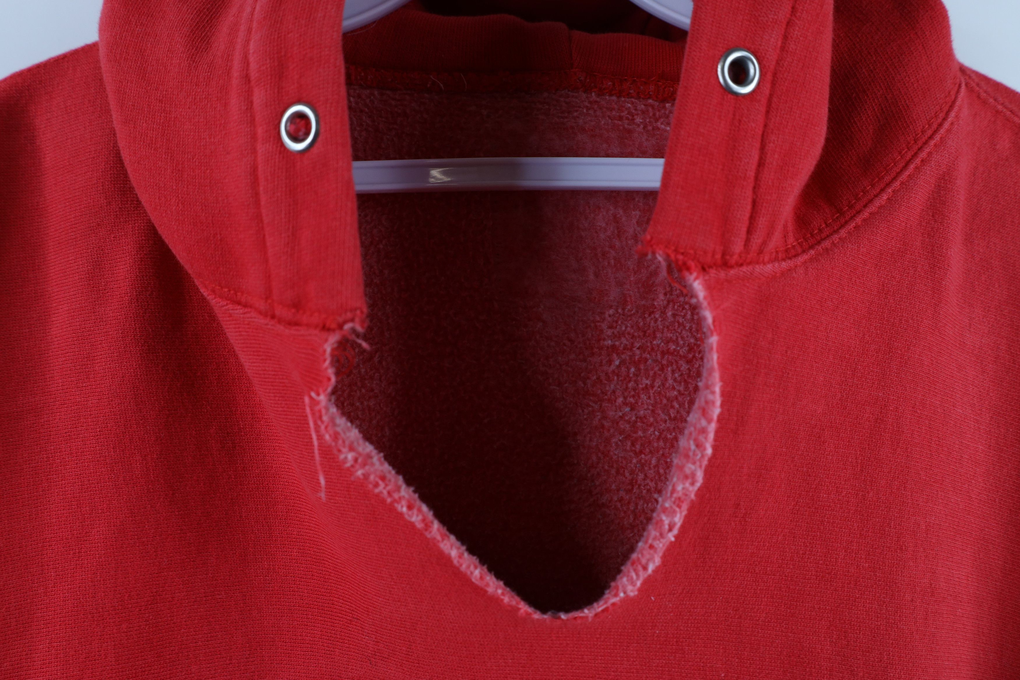 Vintage Vintage 90s Heavyweight University Hoodie Sweatshirt Size US L / EU 52-54 / 3 - 10 Thumbnail
