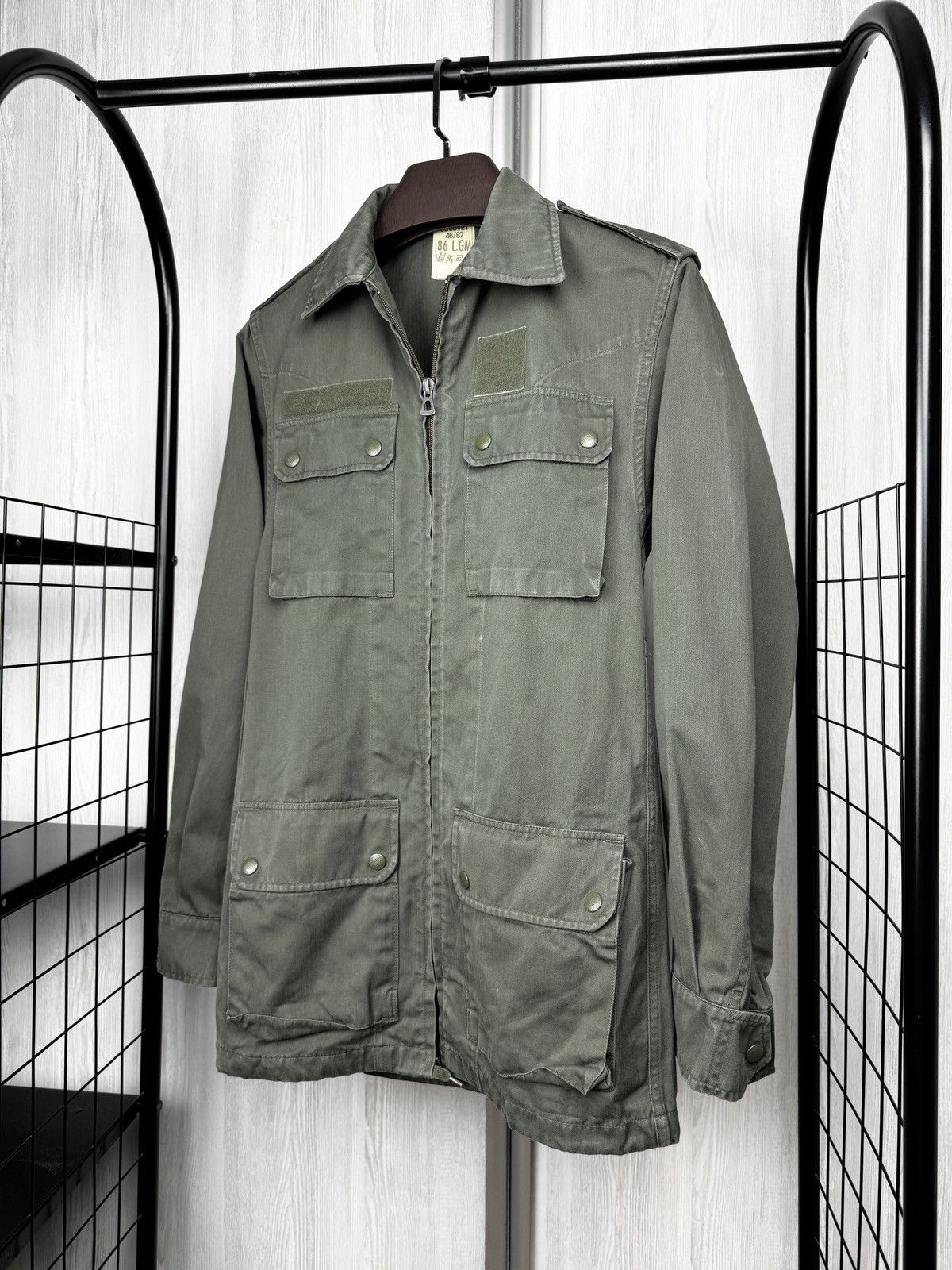 Other VTG 70s 80s Socovet French Eclaire Military Jacket 86 L.Gm Size US XS / EU 42 / 0 - 5 Thumbnail
