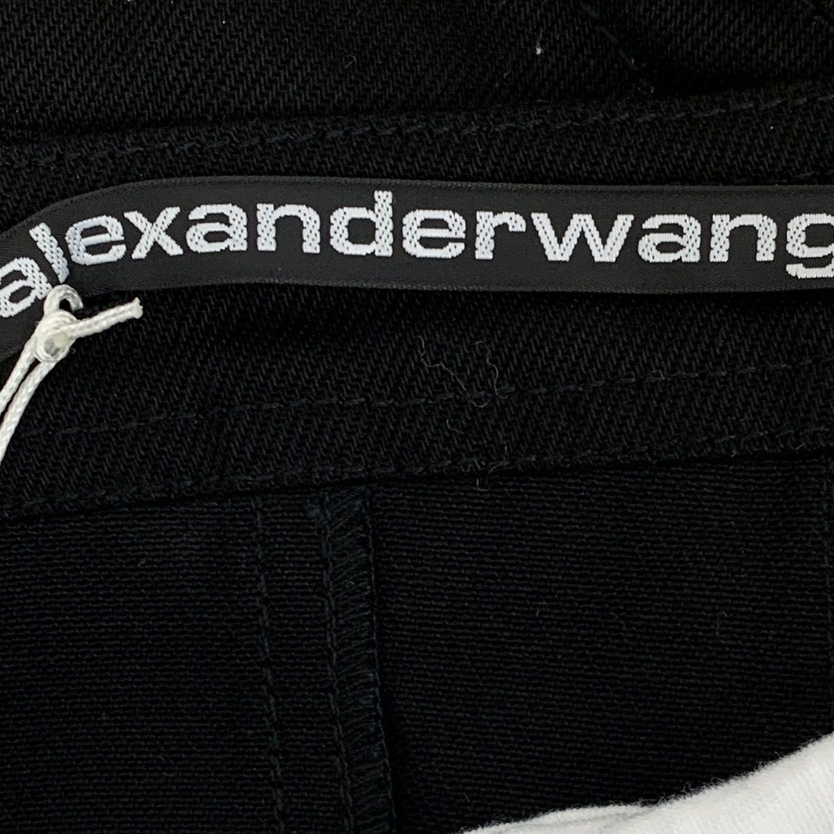 Alexander Wang Alexander Wang Black Cotton Back Zip Camisole Top K26WX Size XS / US 0-2 / IT 36-38 - 5 Thumbnail