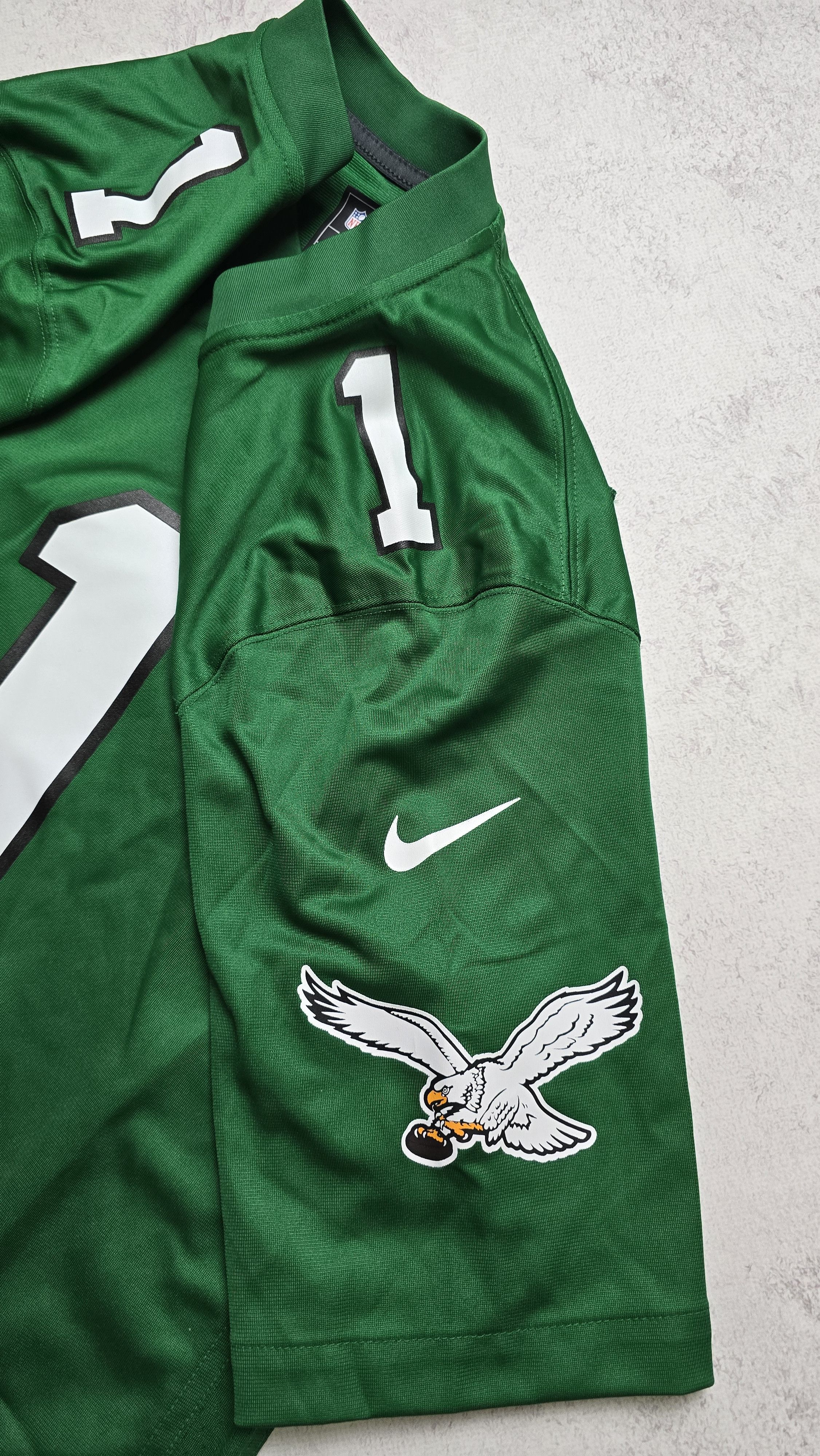 Nike Hurts #1 Eagles Alternate Game Super Bowl LIX Champs Jersey Size US S / EU 44-46 / 1 - 9 Thumbnail