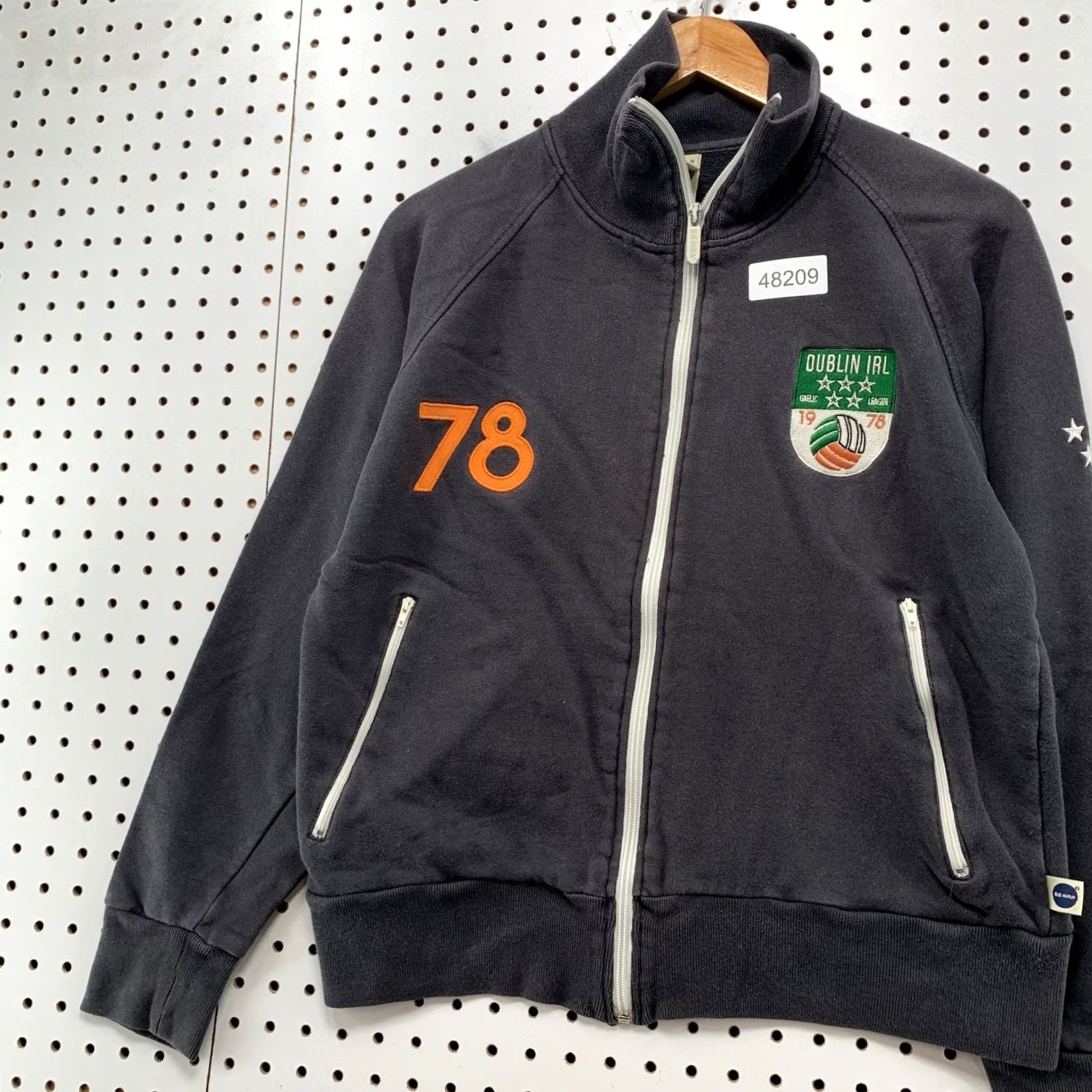 Vintage Blue Marlin Ireland Fleece Jacket Mens Small Black Retro Vintage Dublin 78 Cincinnati? Size US S / EU 44-46 / 1 - 5 Thumbnail