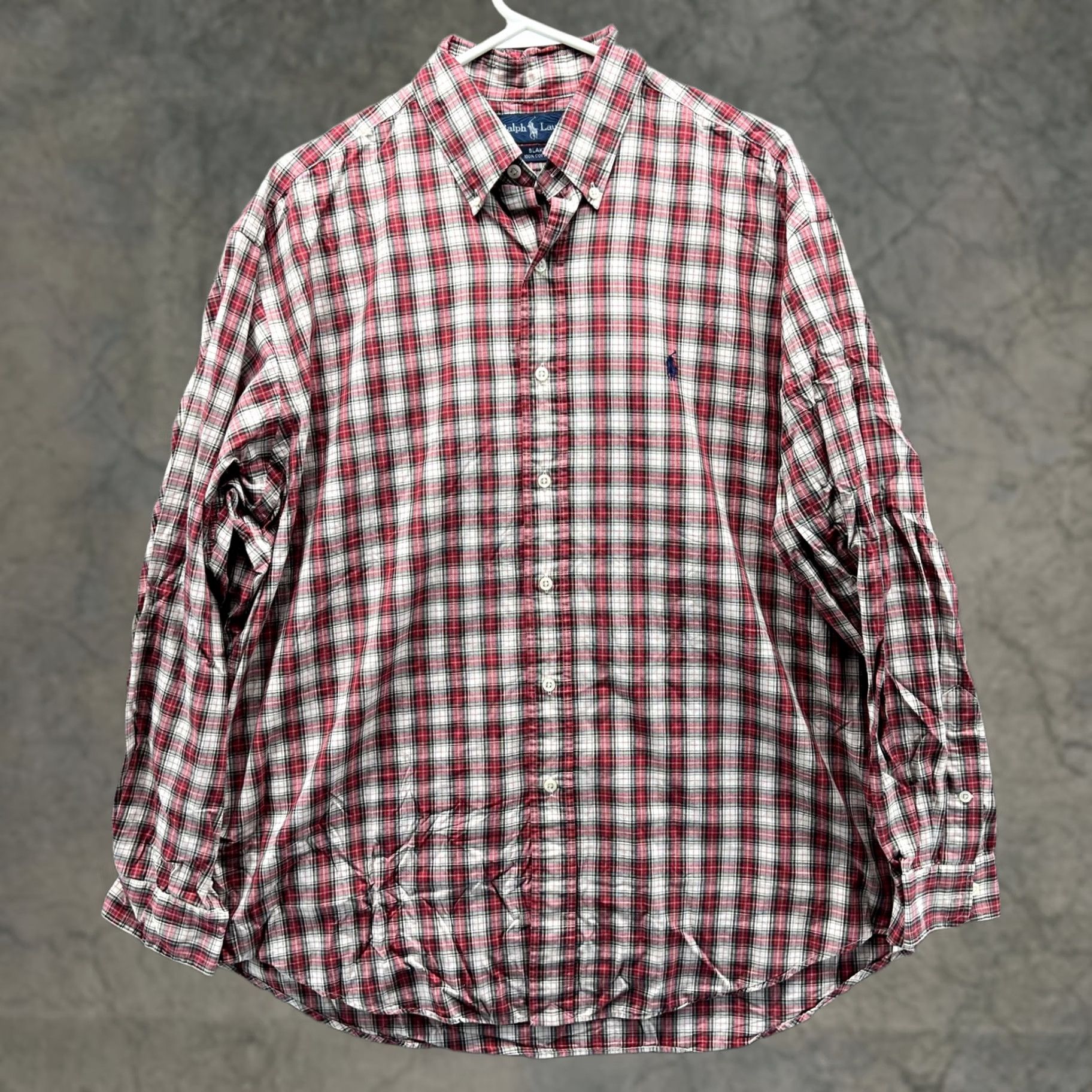 Ralph Lauren Ralph Lauren Shirt Mens Large Red Plaid Long Sleeve Button Down Blake Casual Size US L / EU 52-54 / 3 - 1 Thumbnail