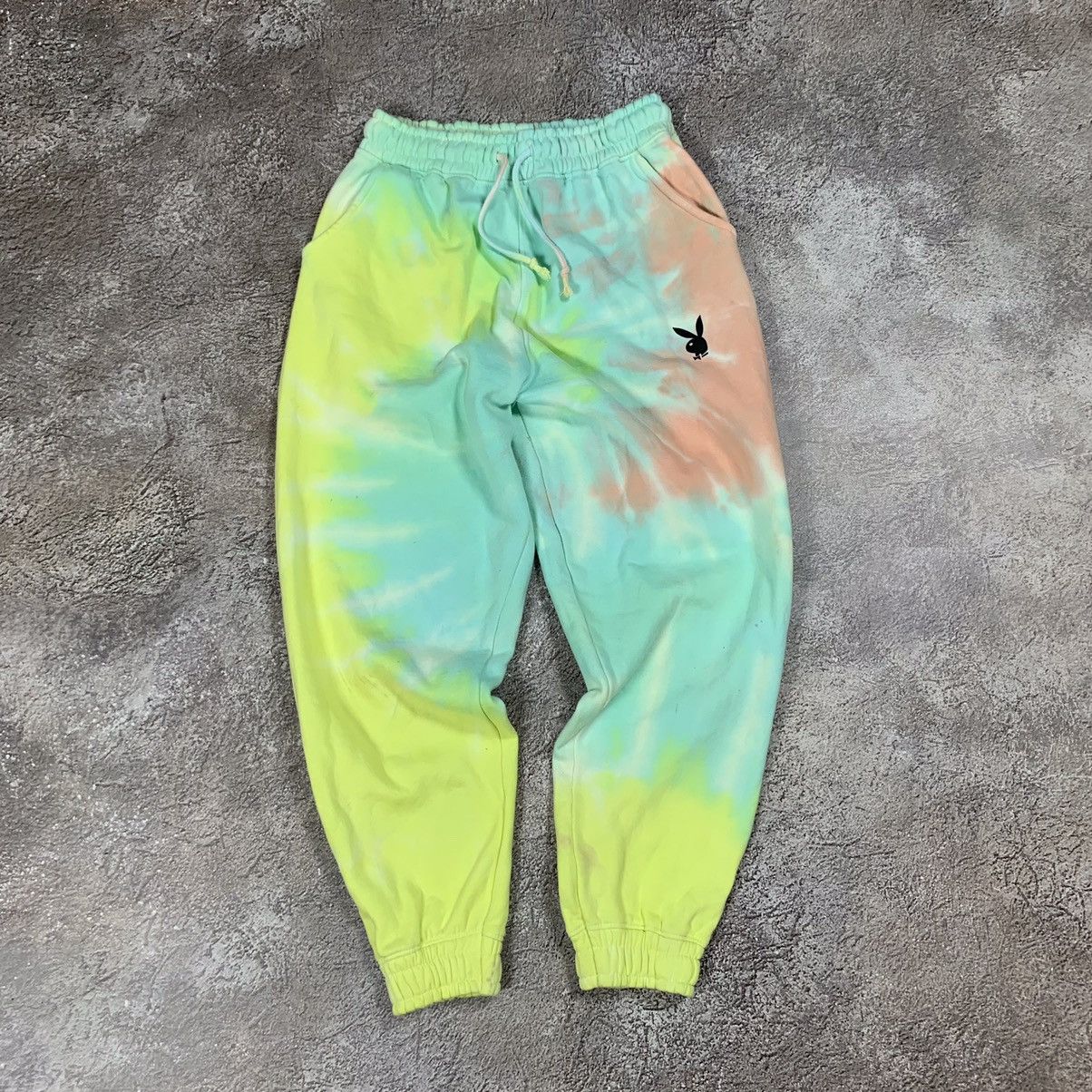 Vintage Vintage Y2K Tie Dye Baggy Sweatpants Rave Streetwear W32 Size US 32 / EU 48 - 1 Thumbnail
