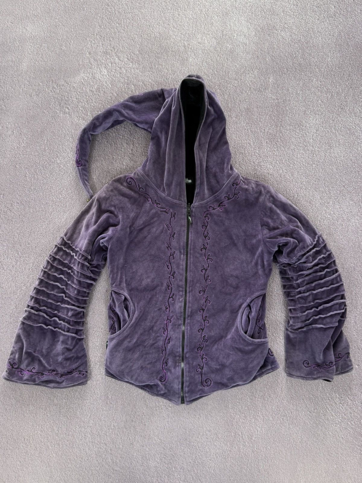 Japanese Brand Avant-Garde Elf Patchwork Zip Hoodie Nepal Japan Style Y2k Size US M / EU 48-50 / 2 - 1 Thumbnail