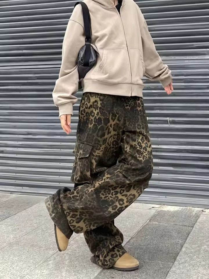 Japanese Brand Leapord Style Pant Size US 33 - 5 Thumbnail