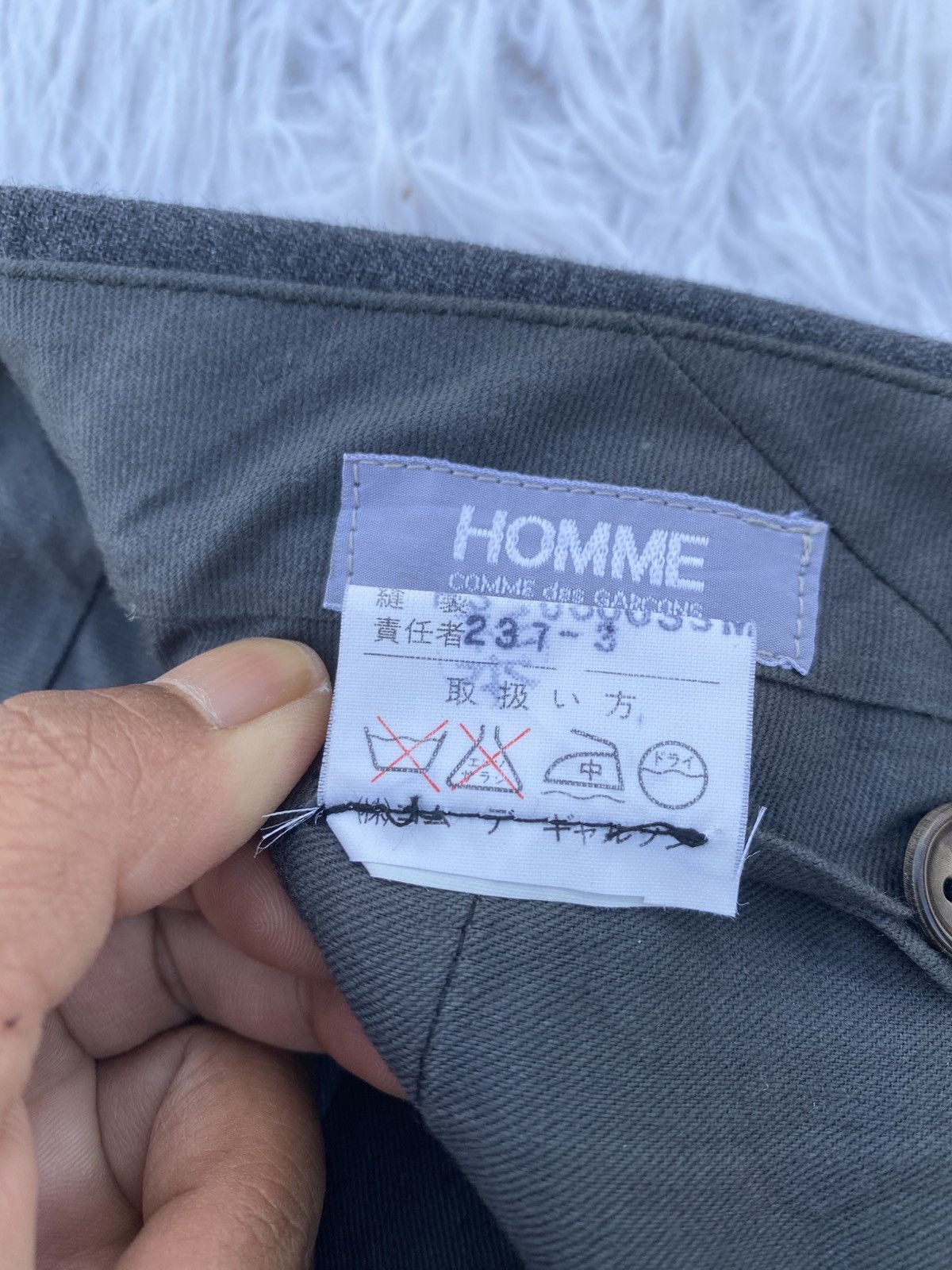 Comme des Garcons Rare Vintage Comme Des Garcons Homme Wool Pants Size US 28 / EU 44 - 17 Thumbnail