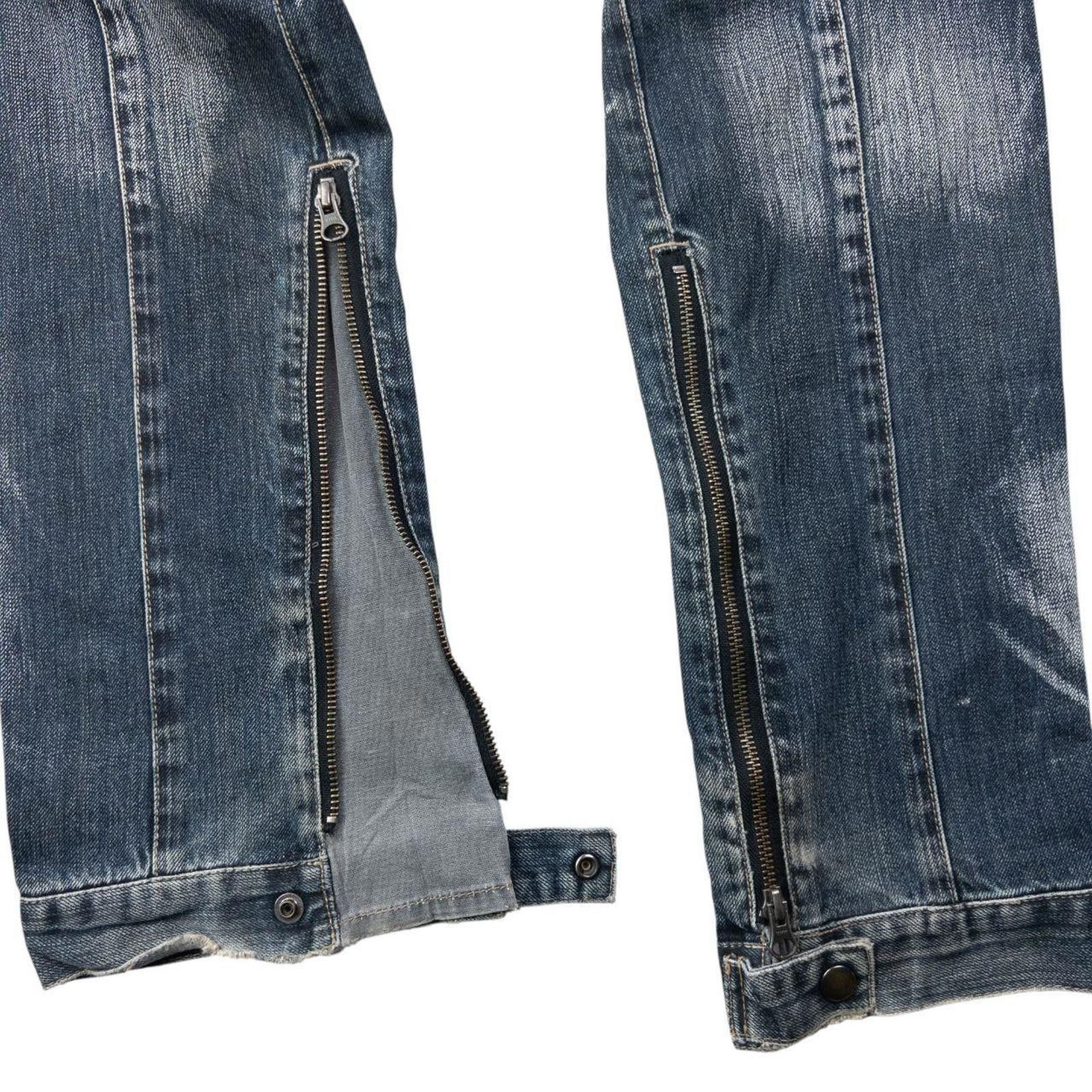 Other Vintage 2000s PPFM Multi Zip Denim Jeans Size W34 Size US 34 / EU 50 - 7 Thumbnail