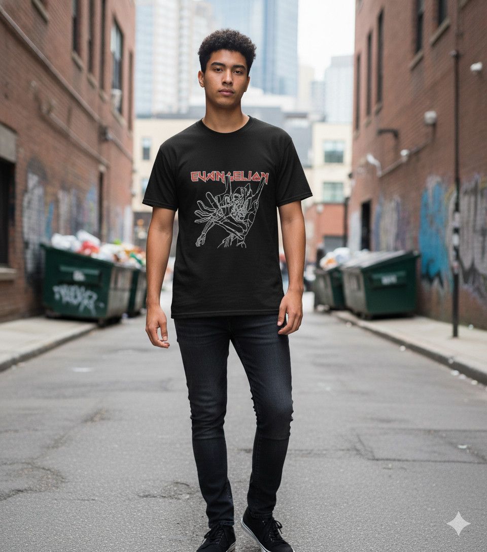 Rare Evangelion x Khara anime shirt