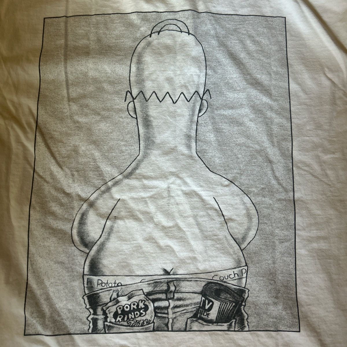 Vintage Vintage 1993 Homer Simpson t shirt Size US XL / EU 56 / 4 - 6 Thumbnail