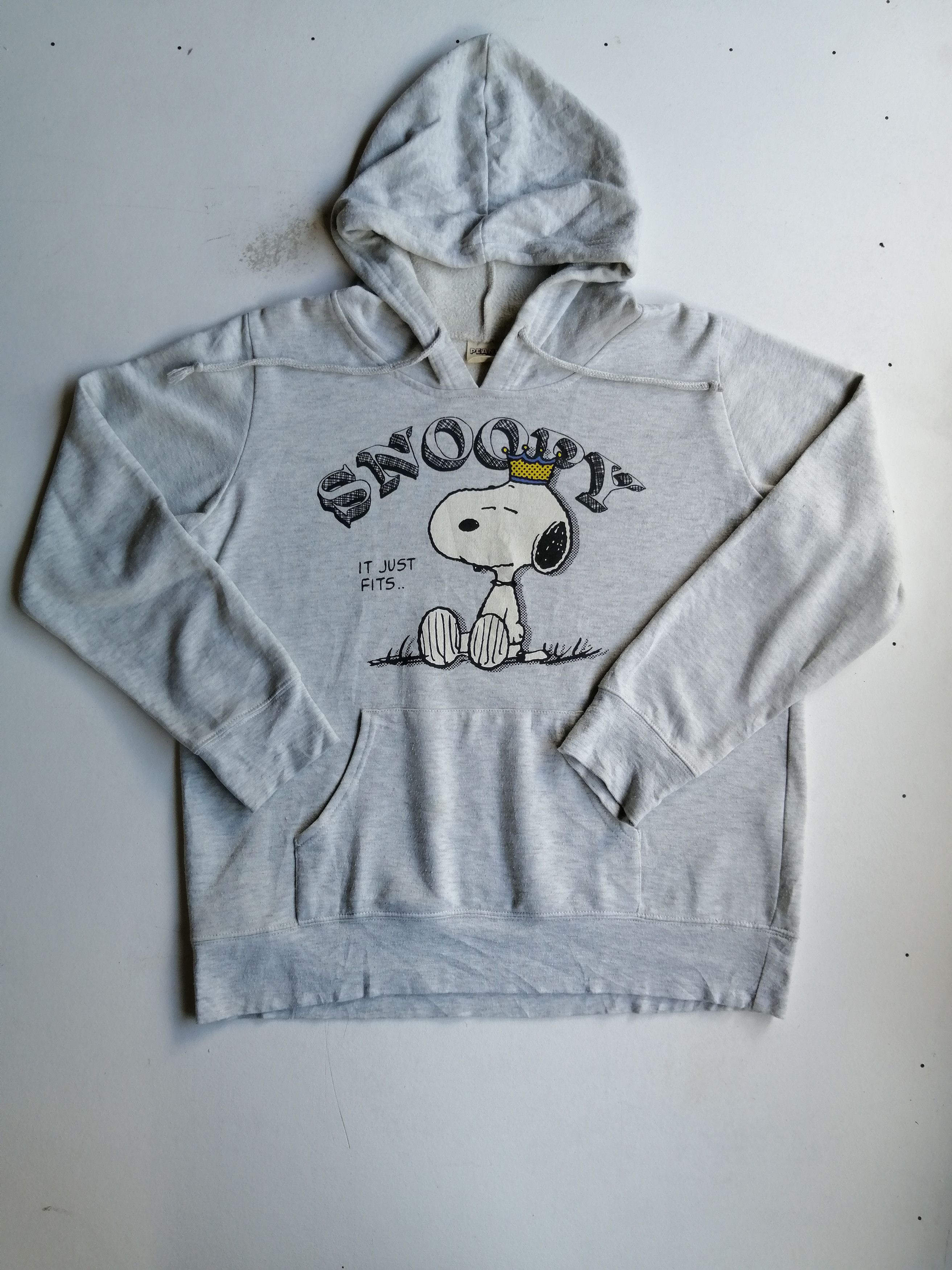 Designer × Peanuts × Vintage Vintage Peanuts Snoopy Hoodie Sweater Size US L / EU 52-54 / 3 - 2 Thumbnail