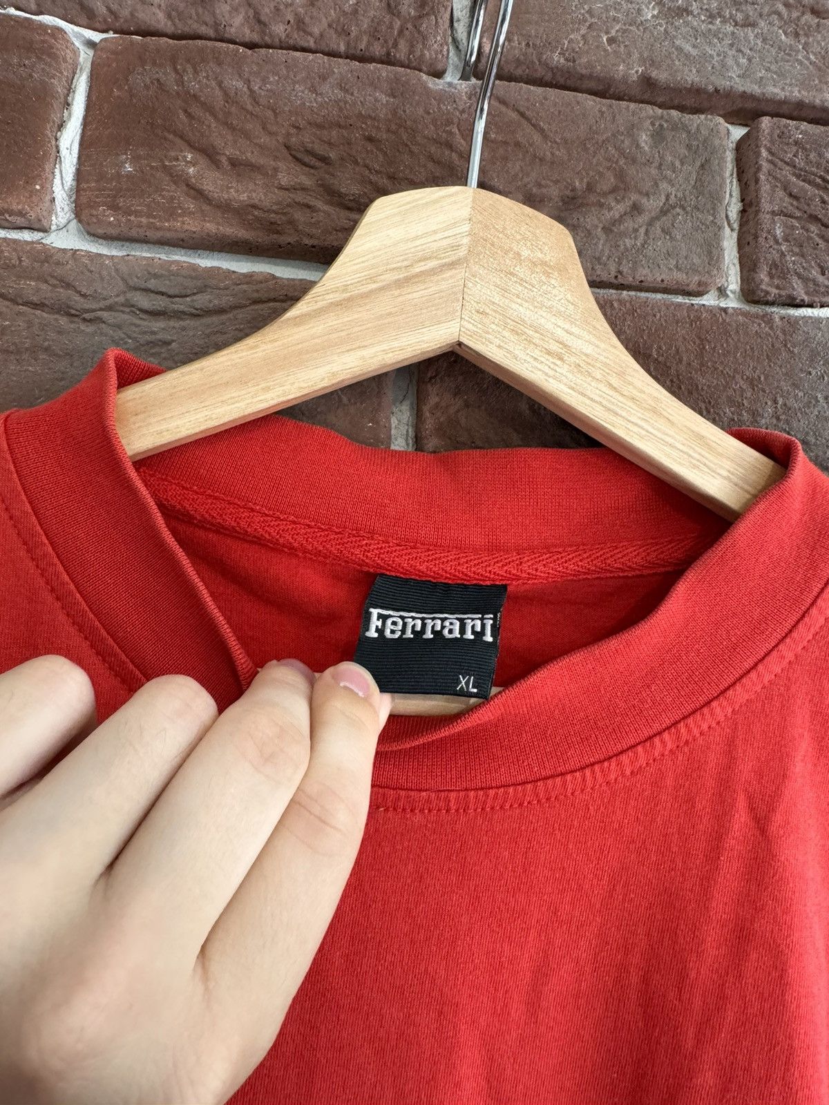 Ferrari Ferrari Vintage 90s Red Tshirt Schumacher Rare Hype Racing Size US XL / EU 56 / 4 - 7 Thumbnail