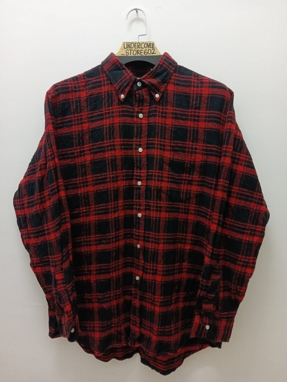 L.L. Bean 🔥Vintage 90s L.L.Bean Flannel Button Up Shirt Size US XL / EU 56 / 4 - 1 Thumbnail