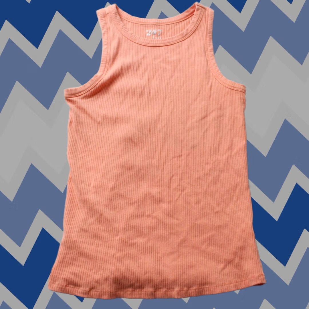 Vintage Maurices Women's 24/7 Ribbed Crewneck Highline Tank Top Pink Size Large Size L / US 10 / IT 46 - 1 Thumbnail