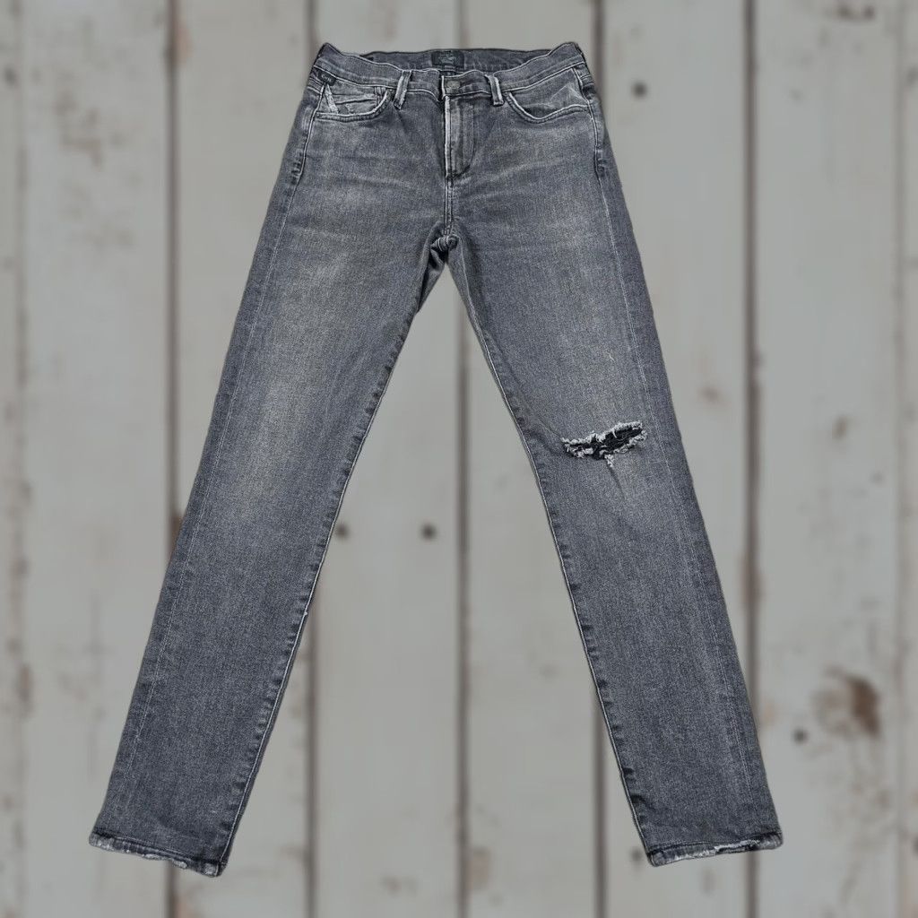 Citizens Of Humanity VINTAGE Citizens of Humanity Jeans Women Skinny Mid Rise Distressed Rocket 24x28 Gray Denim Size 26" / US 2 / IT 38 - 1 Thumbnail