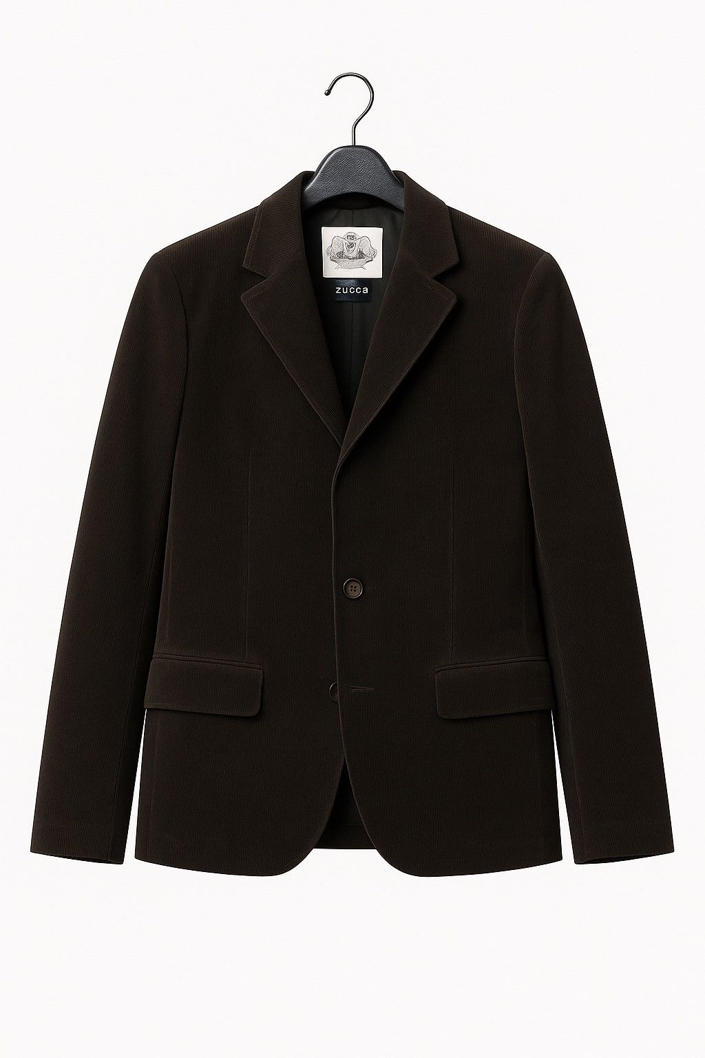 Zucca Vintage ZUCCa Brown Corduroy Blazer Japan Designer Outerwear Size S / US 4 / IT 40 - 1 Thumbnail